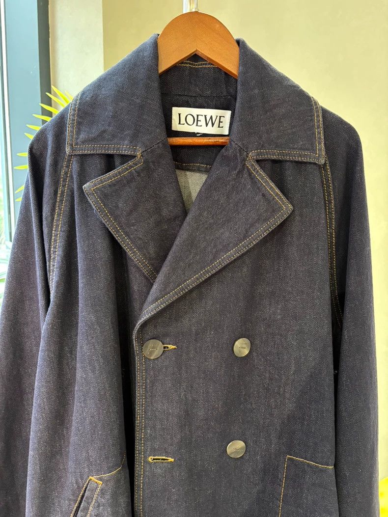 Loewe LOEWE Dark blue denim jacket Size 4XL / US 24-26 - 4 Thumbnail