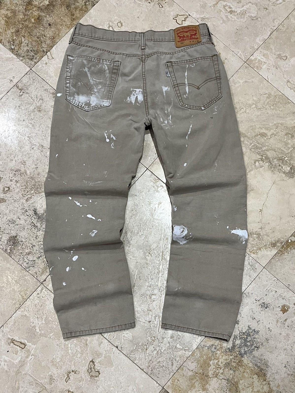 Levi's × Vintage Levi’s 514 Painters Khaki Denim Jeans Size US 33 - 1 Thumbnail
