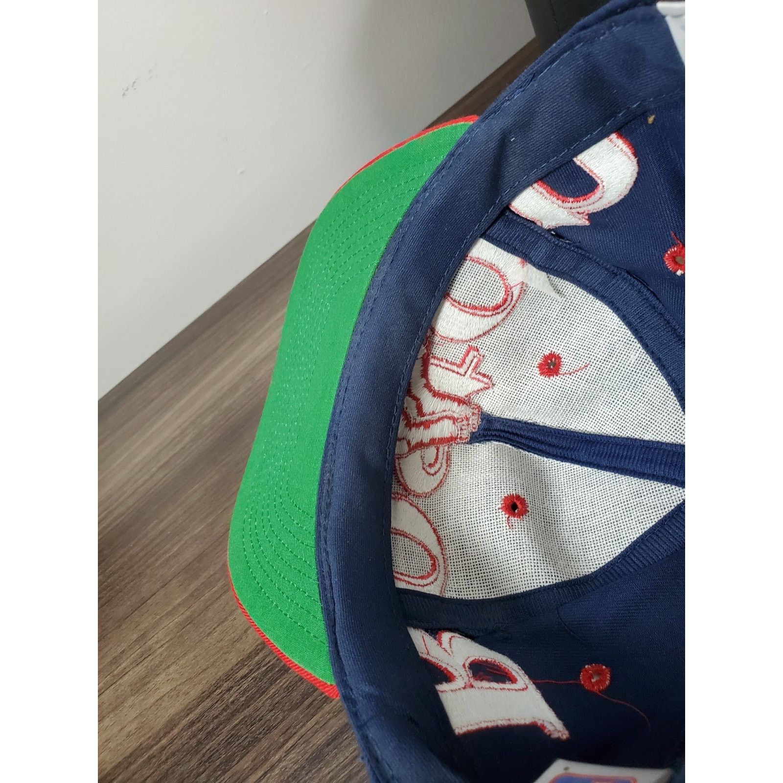 Logo 7 × MLB × Vintage Boston Red Sox Logo 7 Hat Snapback Cap Spellout Wrap Around Size ONE SIZE - 16 Thumbnail