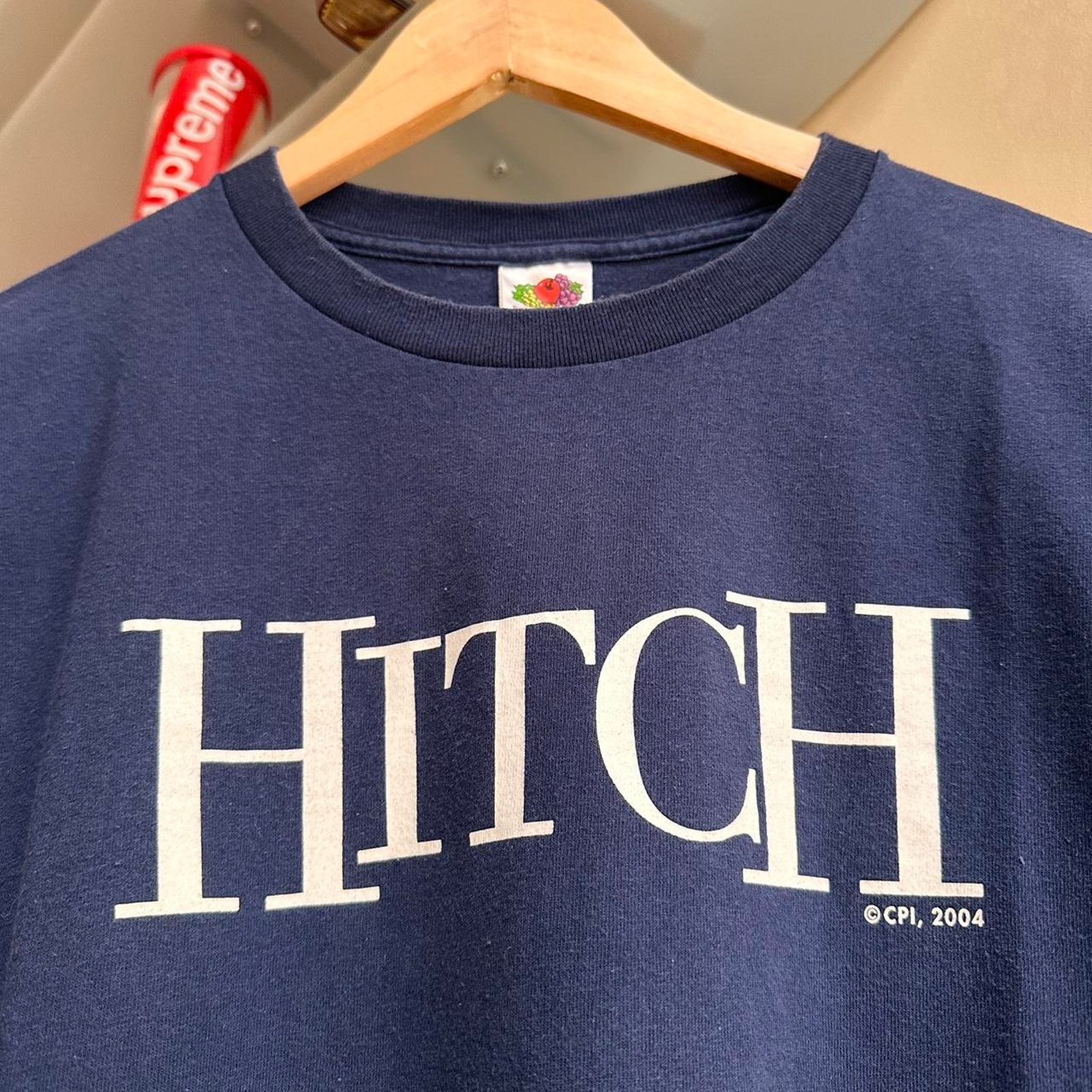 Fruit Of The Loom × Vintage Vintage 2004 Hitch Movie Promo Shirt Size US XL / EU 56 / 4 - 4 Thumbnail