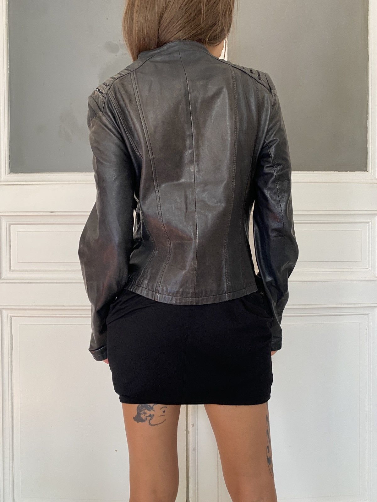 14th Addiction Textured leather jacket Size S / US 4 / IT 40 - 6 Thumbnail