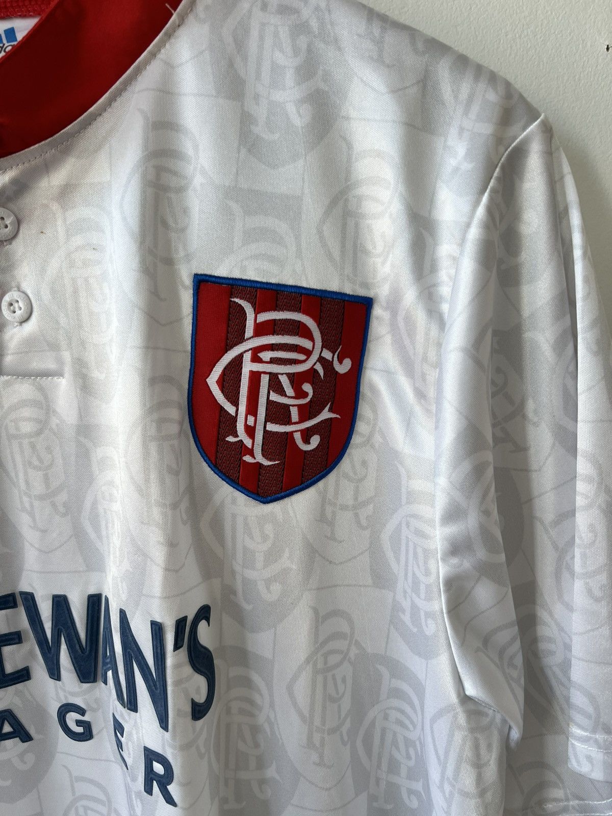 Adidas 🩸RARE🩸Adidas Rangers 1996/1997 Vintage Jersey Size US XL / EU 56 / 4 - 7 Thumbnail