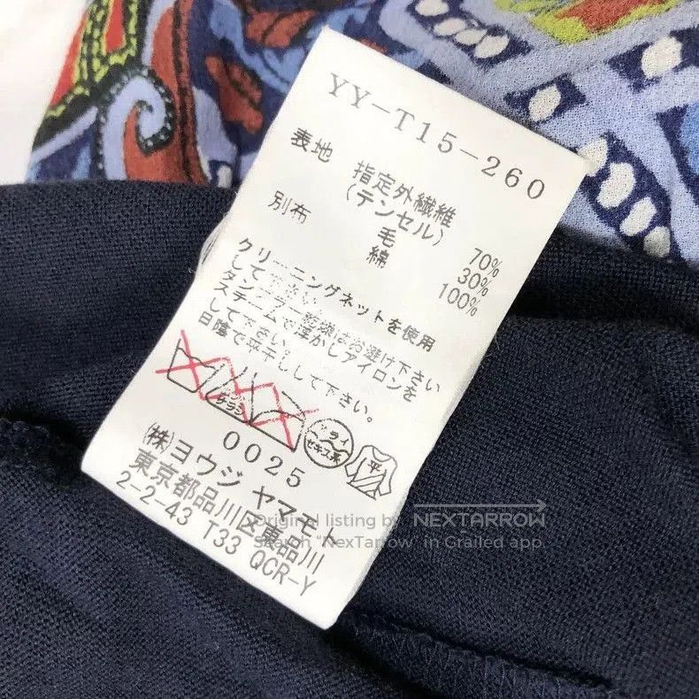 Yohji Yamamoto Yohji Yamamoto Y's Long Sleeve patchwork long T-shirt Size US M / EU 48-50 / 2 - 7 Thumbnail