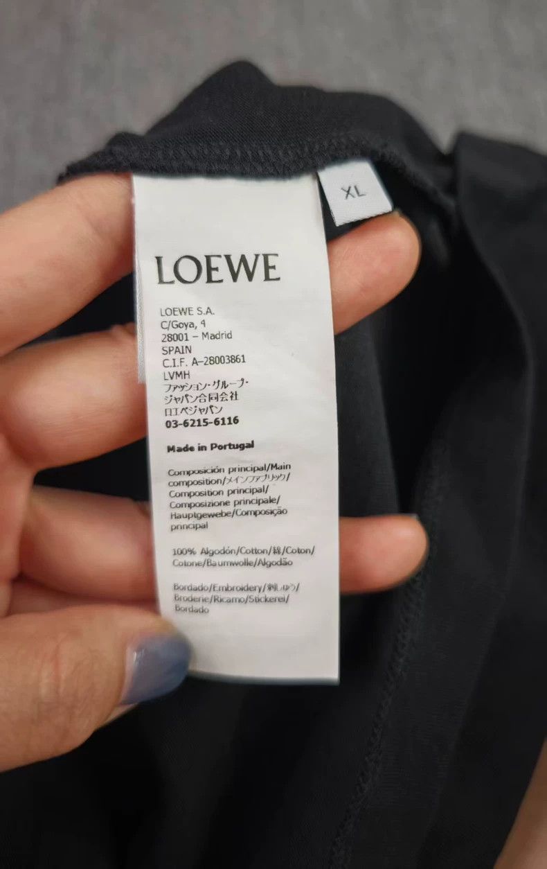 Loewe Loewe Round neck cotton short sleeve T-shirt Size XL / US 12-14 / IT 48-50 - 3 Thumbnail