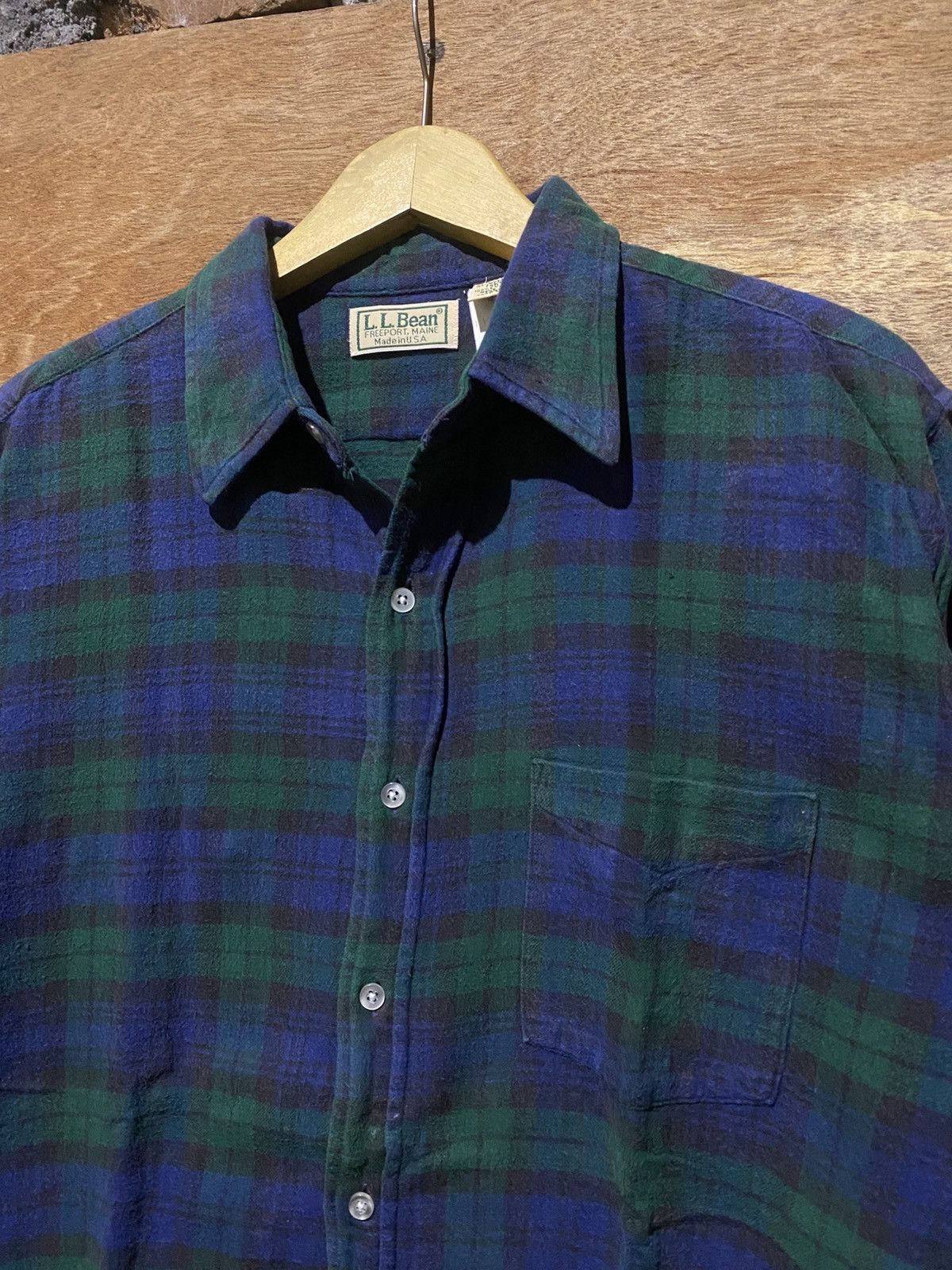 L.L. Bean 💸BINDING OFFER💸 VINTAGE LL BEAN PLAID FLANNELSHIRT Size US XL / EU 56 / 4 - 3 Thumbnail