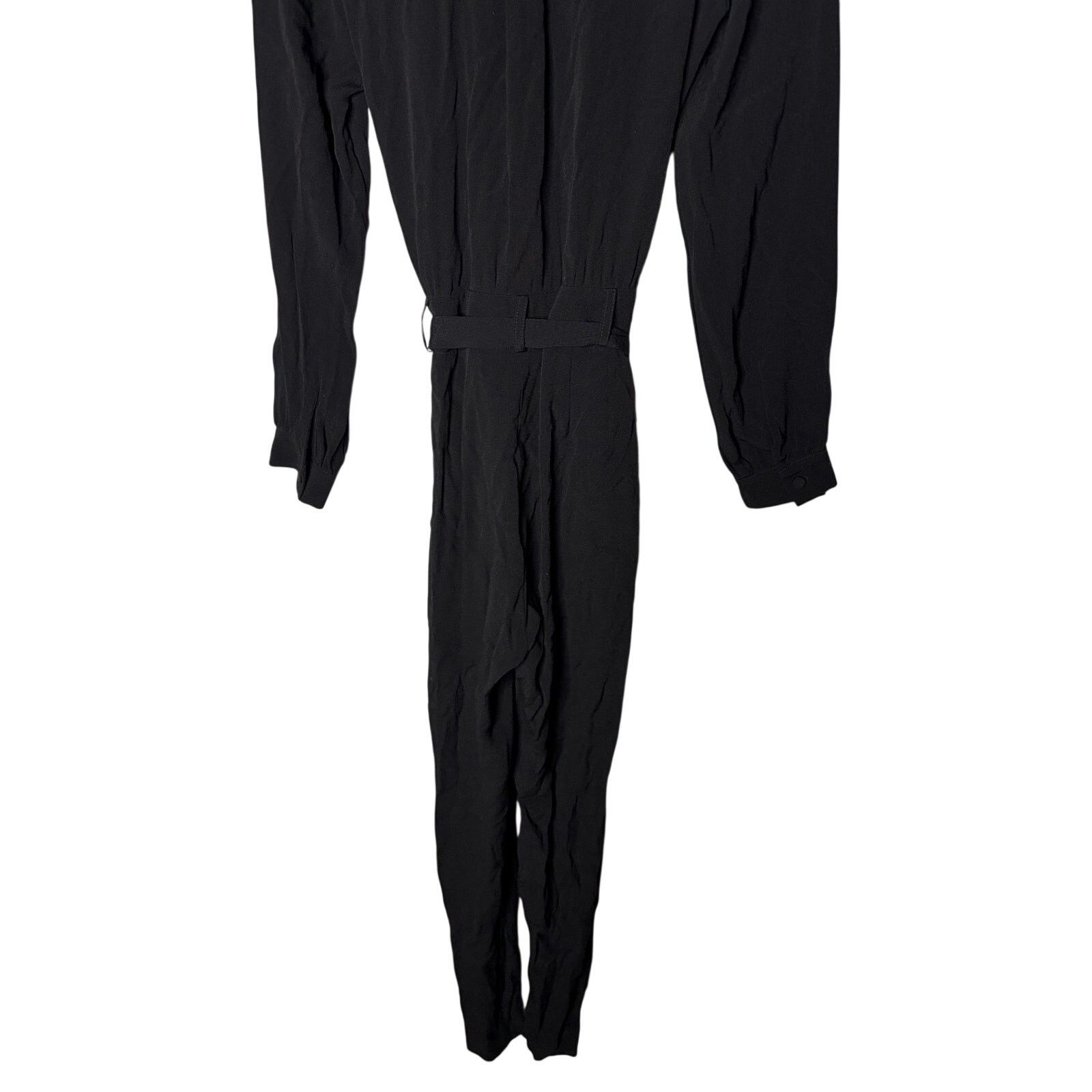 Sezane Sezane Black Emilie Jumpsuit Sz 38 US 6 Size 28" / US 6 / IT 42 - 9 Thumbnail