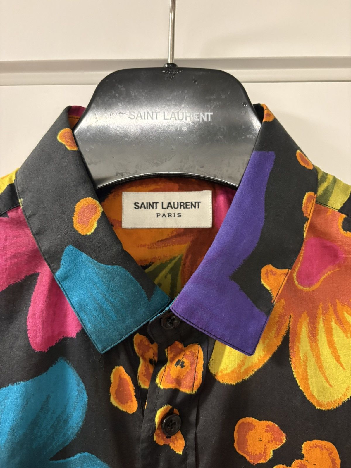 Saint Laurent Paris Saint Laurent Paris SS Cotton Button-up Size US S / EU 44-46 / 1 - 4 Thumbnail