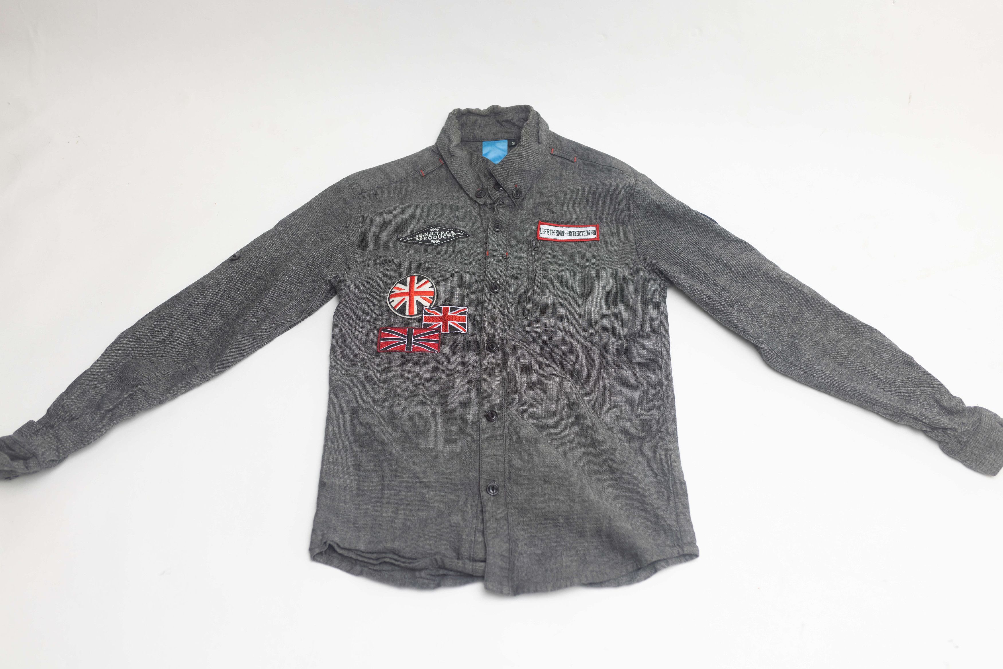 Vintage Vintage Work shirt Button up Size US M / EU 48-50 / 2 - 1 Thumbnail