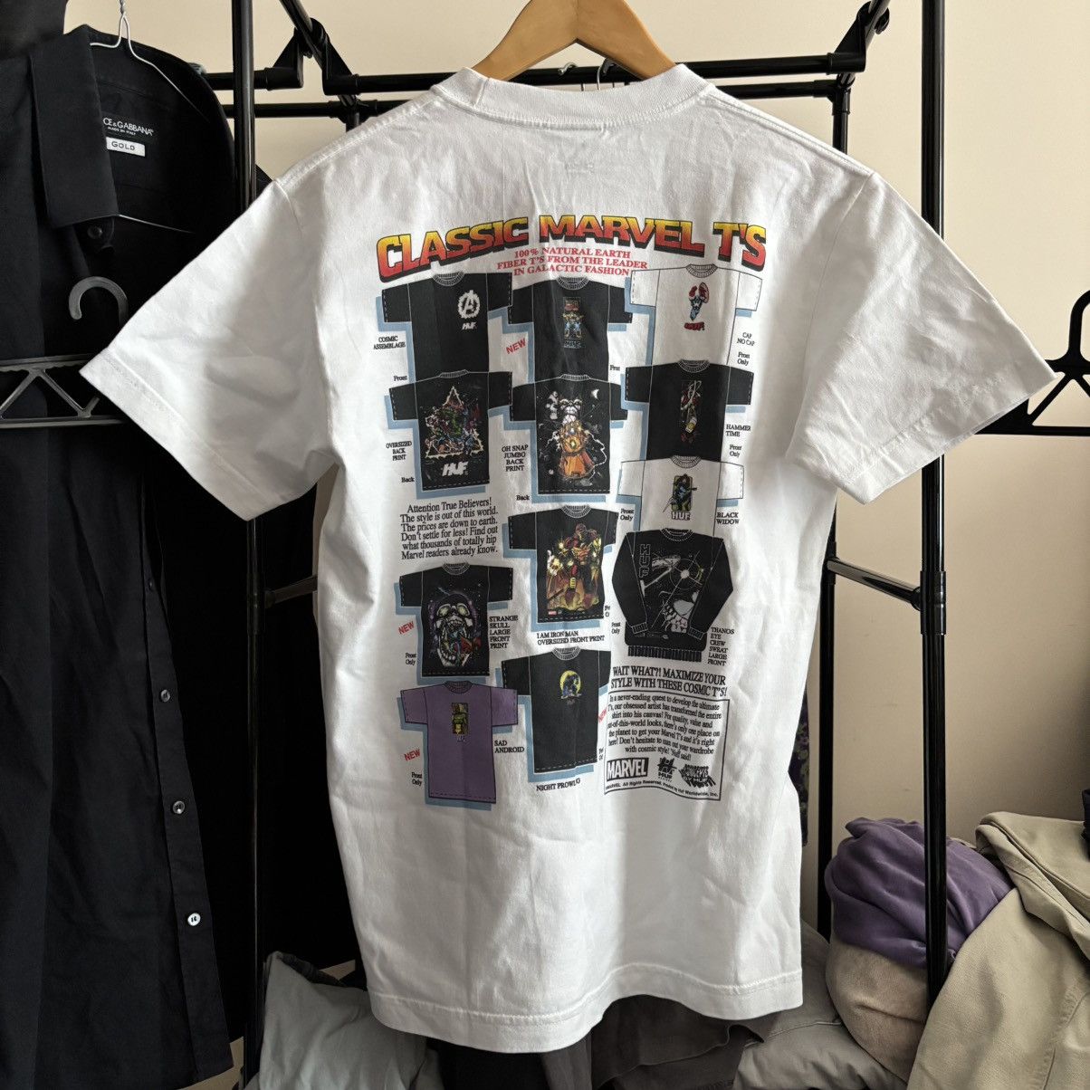 Huf Huf x Marvel Comics Skate T-Shirt Size US S / EU 44-46 / 1 - 2 Thumbnail