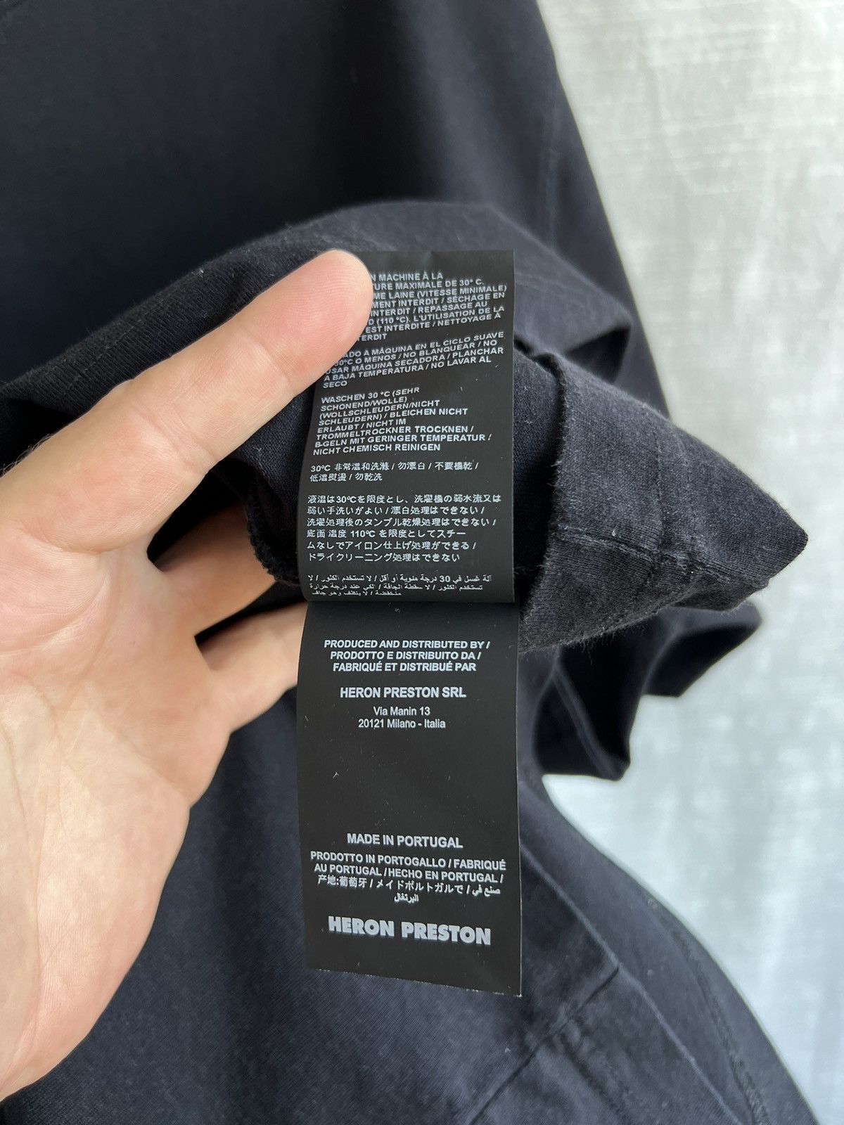 Heron Preston Heron Preston MENS SHORT SLEEVE T-SHIRT Cotton Black Size L Size US L / EU 52-54 / 3 - 9 Thumbnail