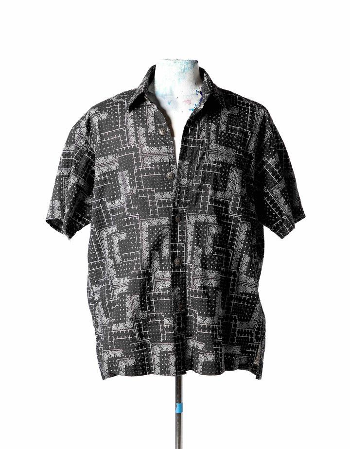 Greg Lauren $750 Greg Lauren Short Sleeve Bandana Shirt Size US XL / EU 56 / 4 - 1 Thumbnail