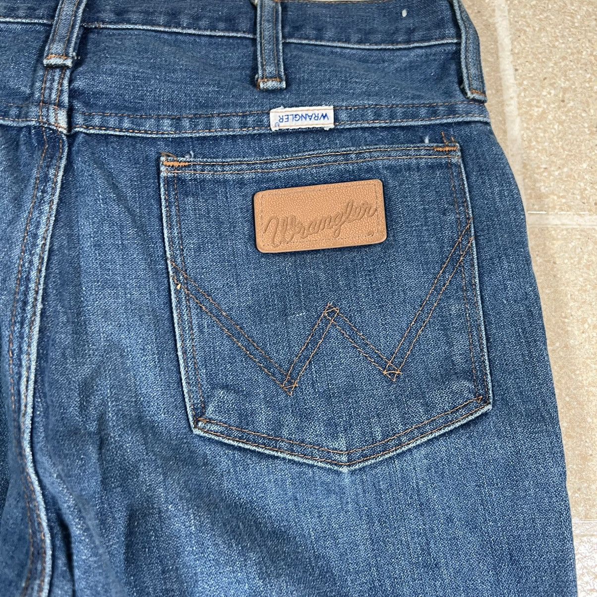 Wrangler Vintage Wrangler Flare Jeans 31x31 "No Fault" Blue Denim Size US 31 - 4 Thumbnail