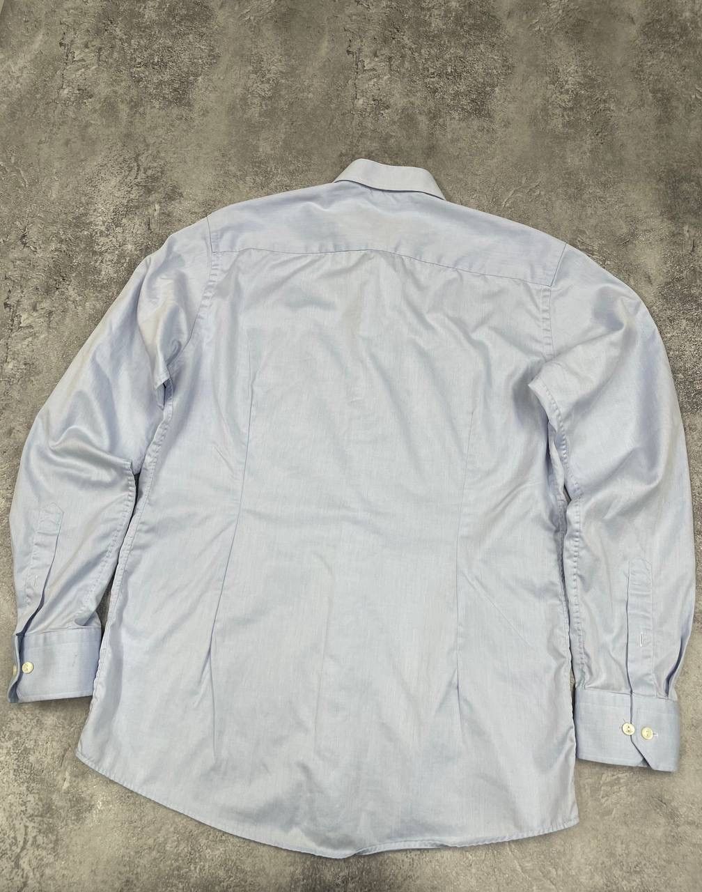 Eton Eton Men Slim Fit Cotton Dress Shirt Light Blue Size S Size US S / EU 44-46 / 1 - 7 Thumbnail