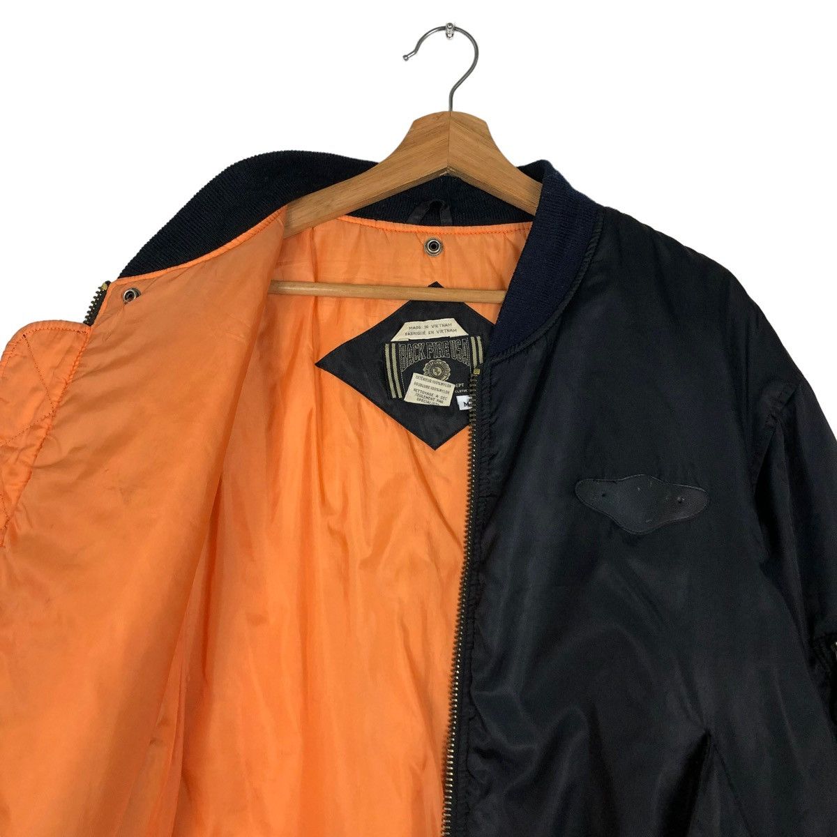 Japanese Brand 🔥RIOT RIOT AIR FORCE FLY BOMBER JACKET MIKITARY BIG LOGO Size US M / EU 48-50 / 2 - 12 Thumbnail