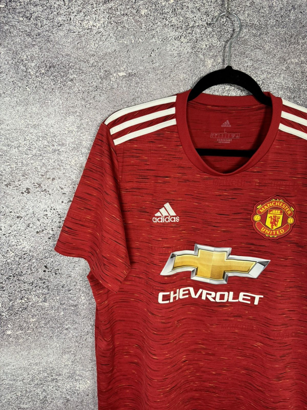 Adidas Manchester United 2020/21 Adidas Soccer Jersey Large Size US L / EU 52-54 / 3 - 3 Thumbnail