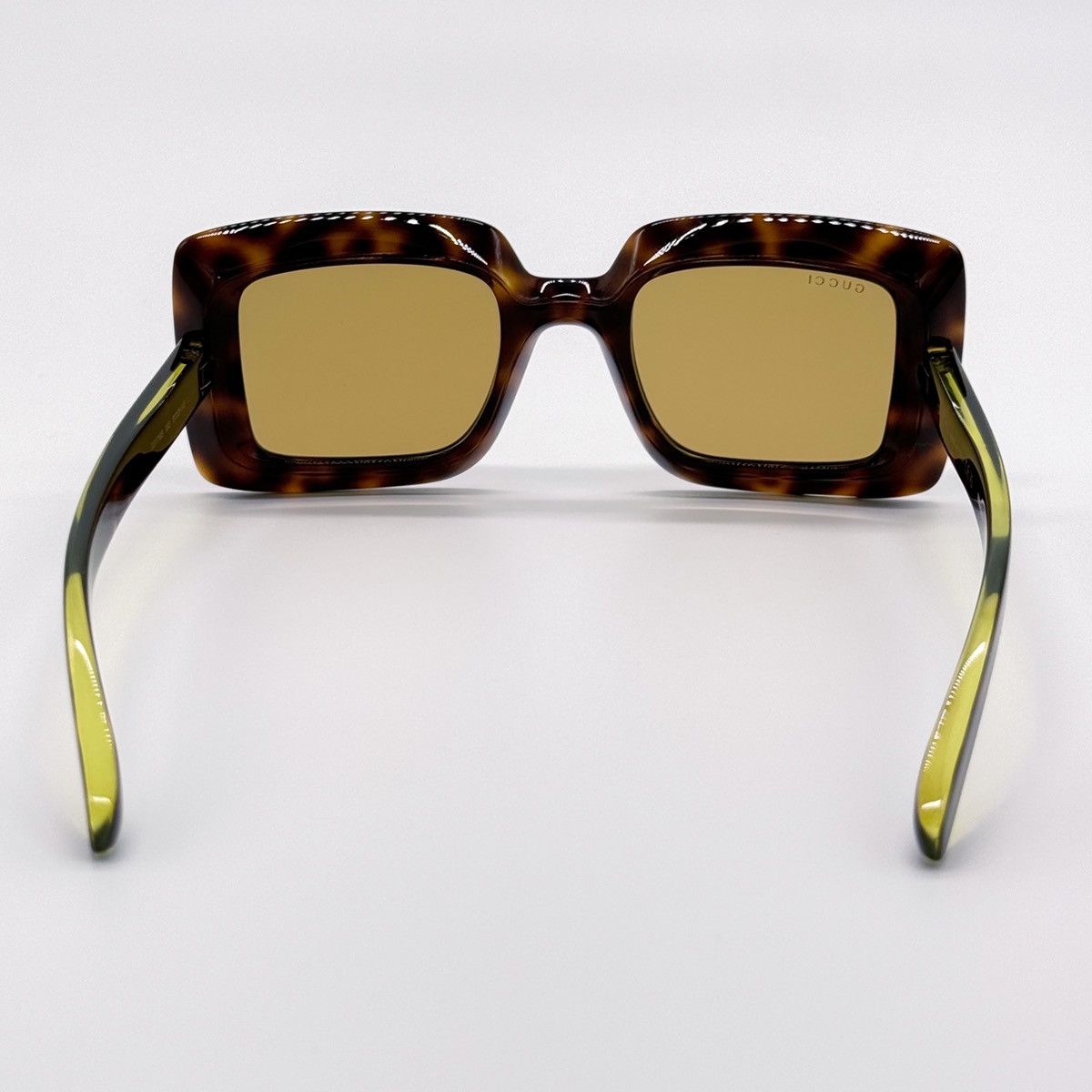 Gucci NEW GUCCI GG1718S 002 SQUARE HAVANA YELLOW WOMEN SUNGLASSES Size ONE SIZE - 8 Thumbnail
