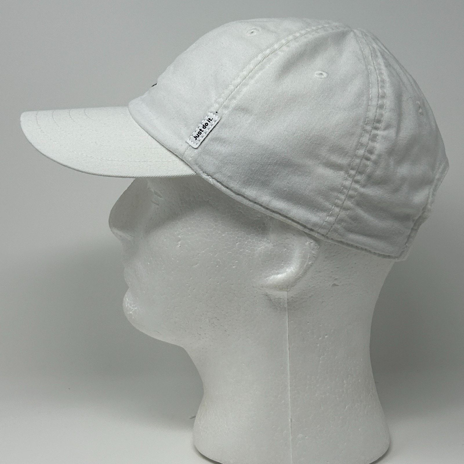 Nike Nike Center Swoosh Just Do It Dad Hat Cap White Logo Size ONE SIZE - 7 Thumbnail