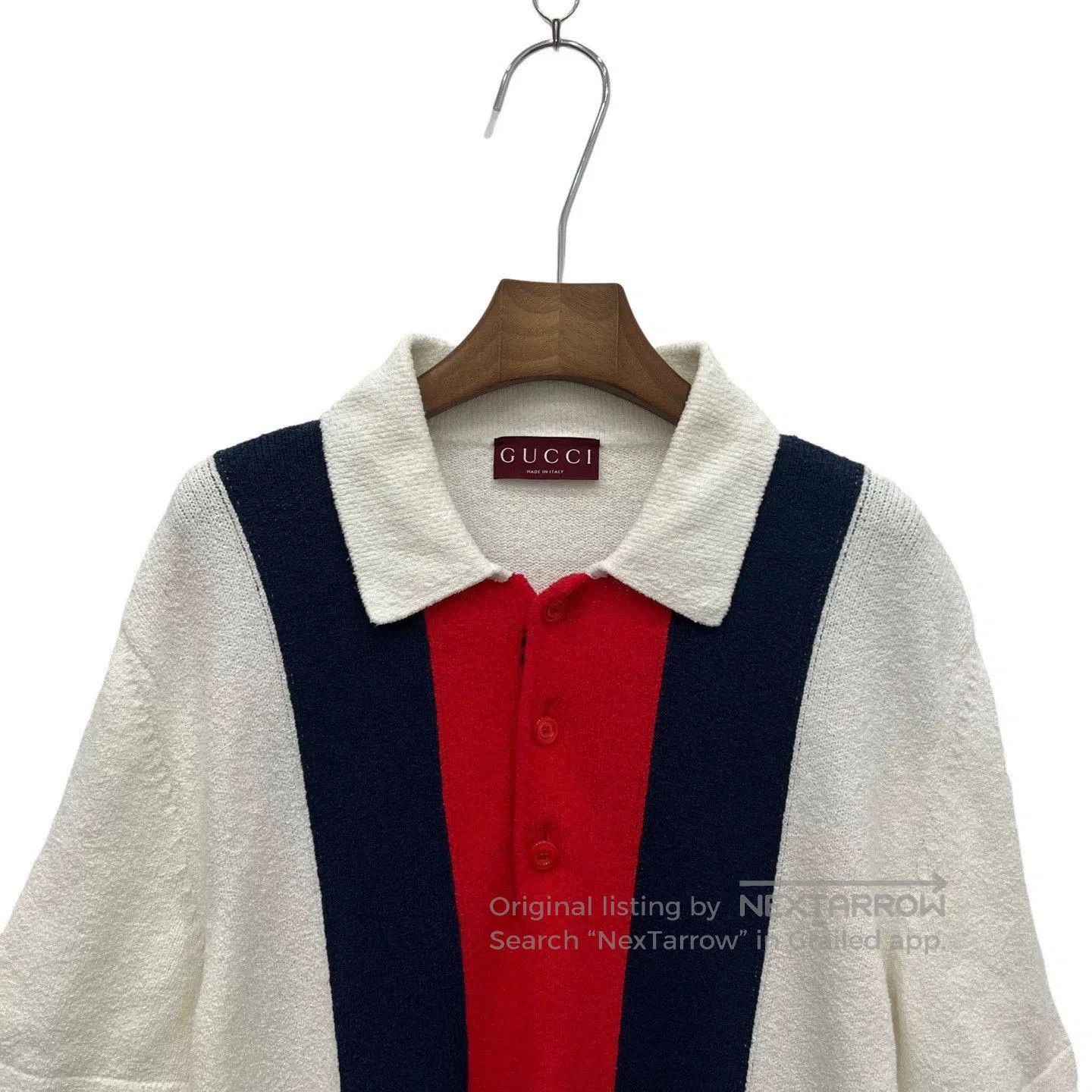 Gucci Gucci Striped Knit Polo Shirt. Size US M / EU 48-50 / 2 - 3 Thumbnail