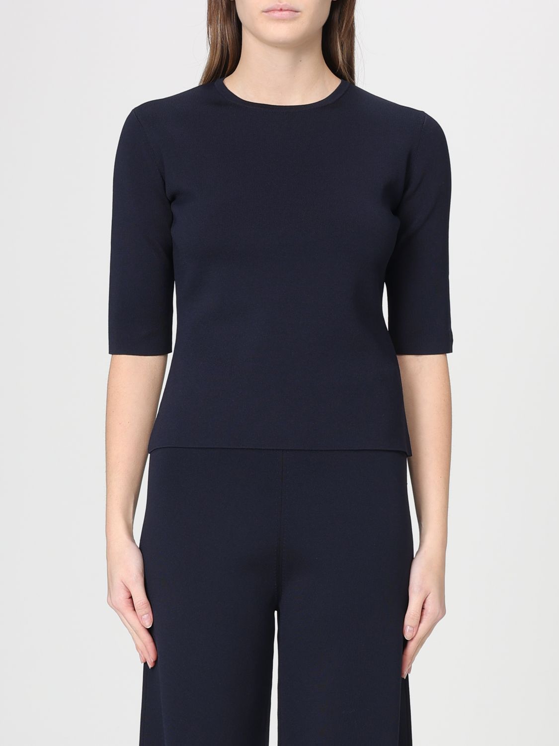 Max Mara Max Mara Sweater Woman Blue Size L / US 10 / IT 46 - 1 Thumbnail