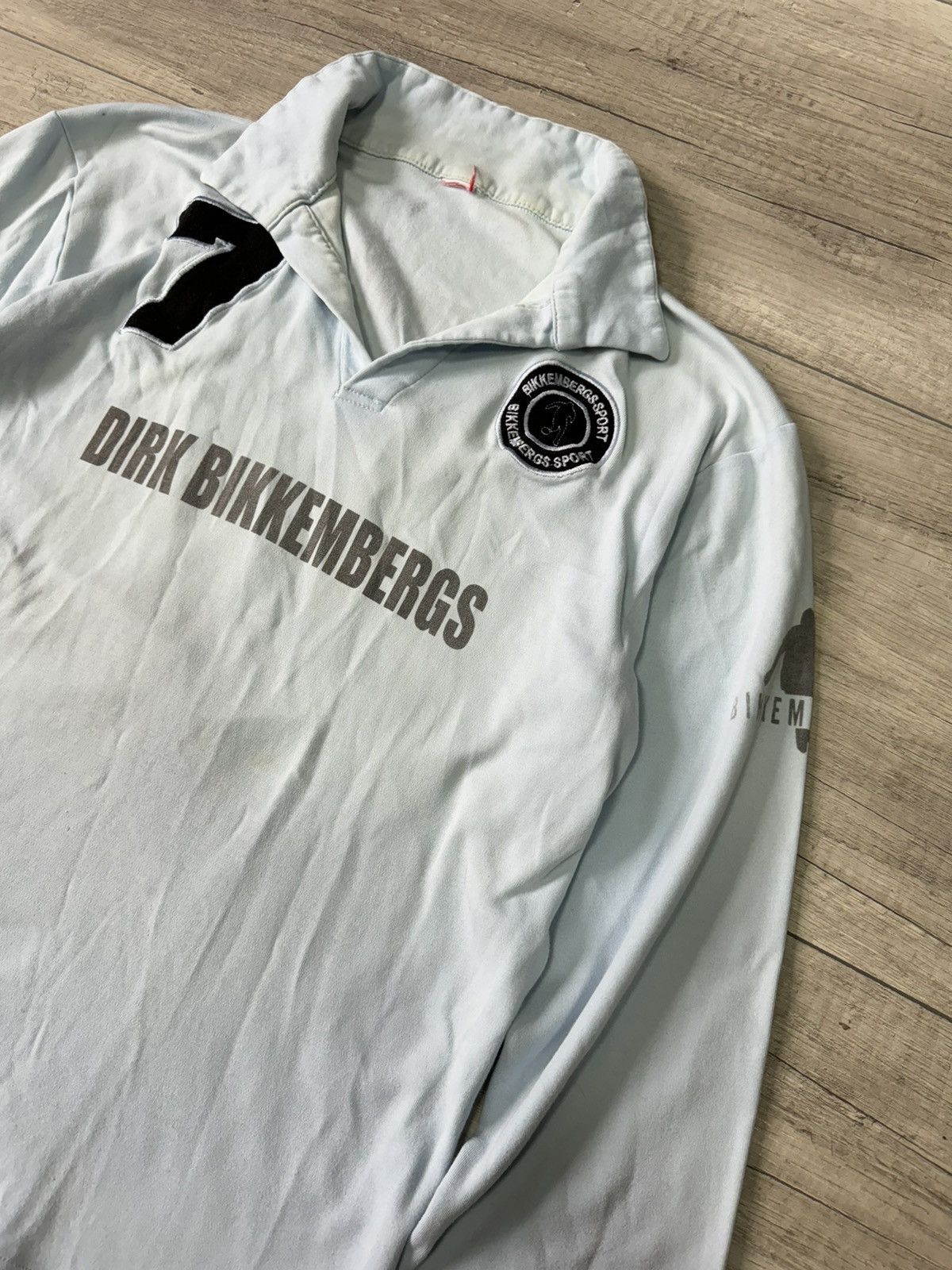 Dirk Bikkembergs Archival Dirk Bikkembergs Vintage Football Sport Rugby Shirt Size US M / EU 48-50 / 2 - 3 Thumbnail