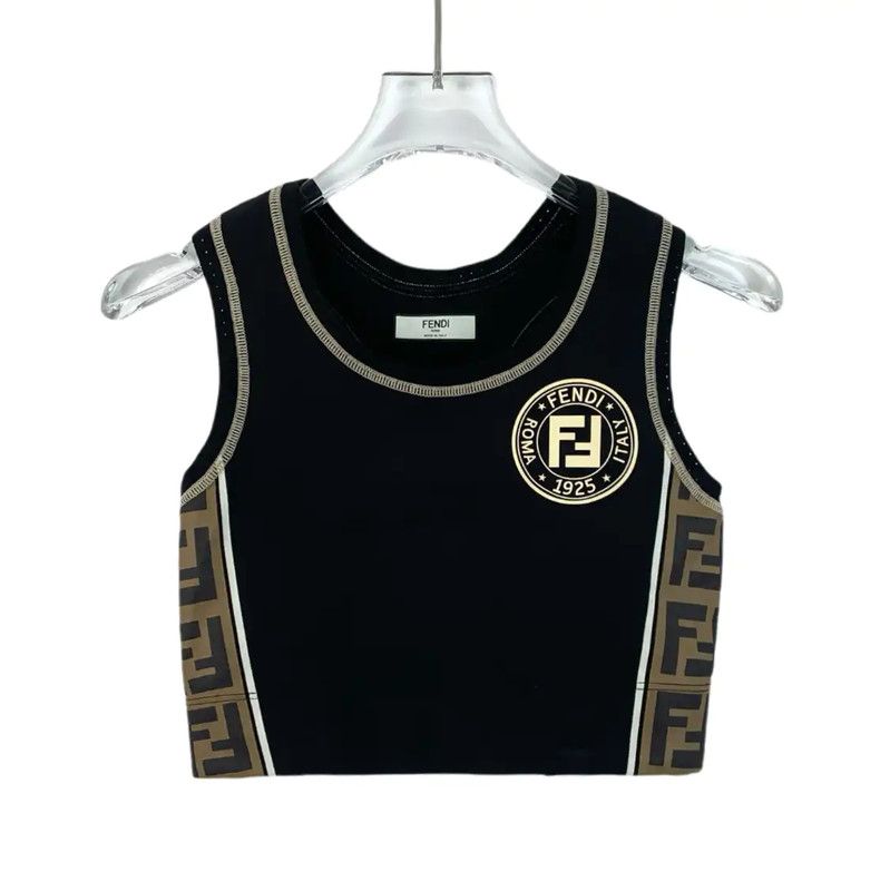 Fendi Fendi Color Block Women's Tank Top 0089 Size S / US 4 / IT 40 - 1 Thumbnail