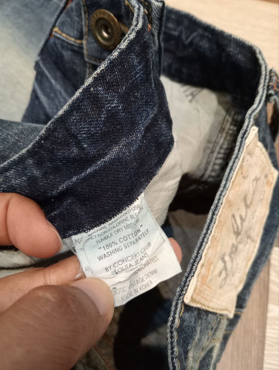 Japanese Brand LOLITA BY CONCERT CLUB WASHED BLUE DENIM JEANS Size US 30 / EU 46 - 9 Thumbnail