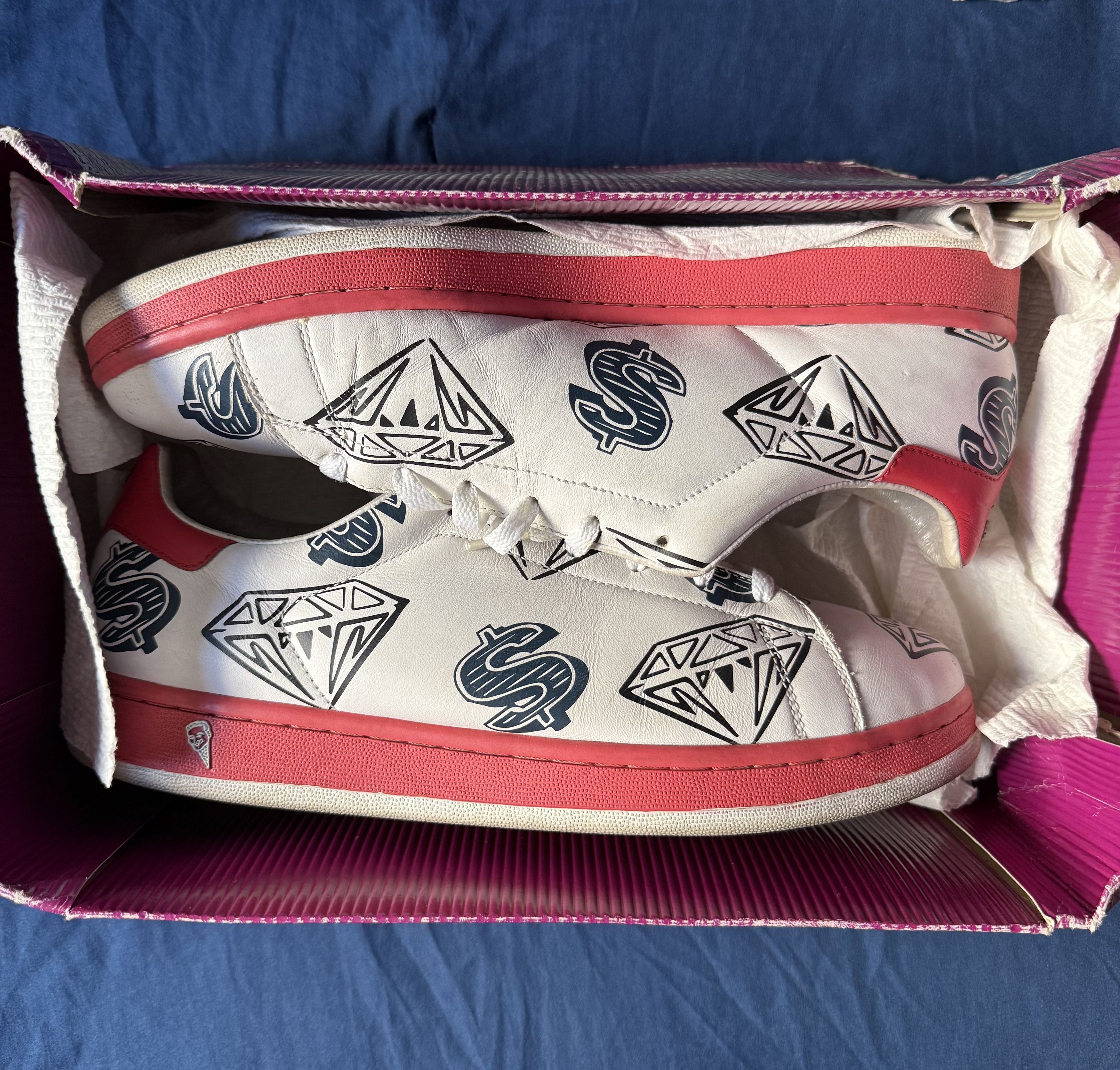 Reebok Bbc ice cream dollars and diamonds Size US 12 / EU 45 - 1 Thumbnail