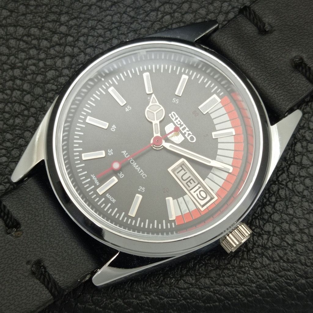 Seiko REFURBISHED VINTAGE SEIKO 5 AUTO JAPAN MENS WATCH a440730 Size 38 - 6 Thumbnail