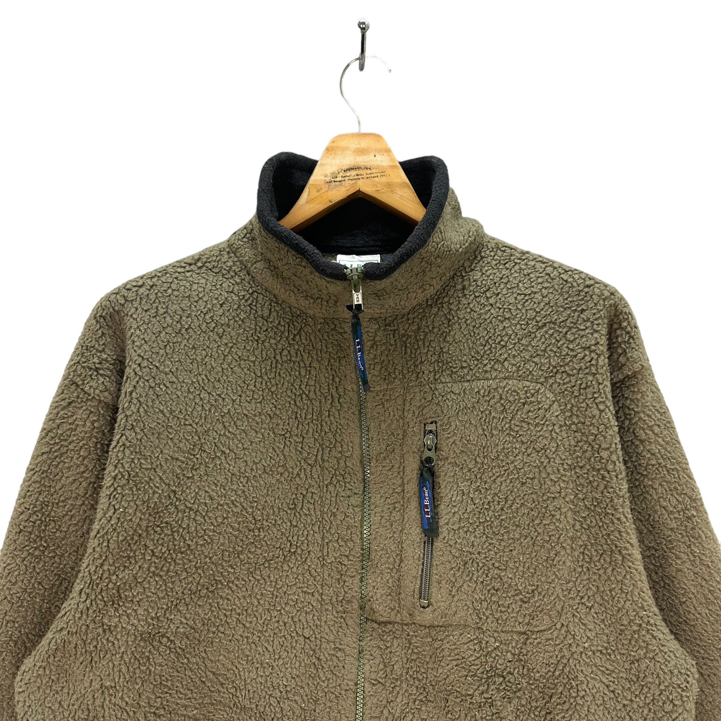 L.L. Bean LL BEAN DEEP PILE FLEECE JACKET #8271-220 Size US M / EU 48-50 / 2 - 2 Thumbnail