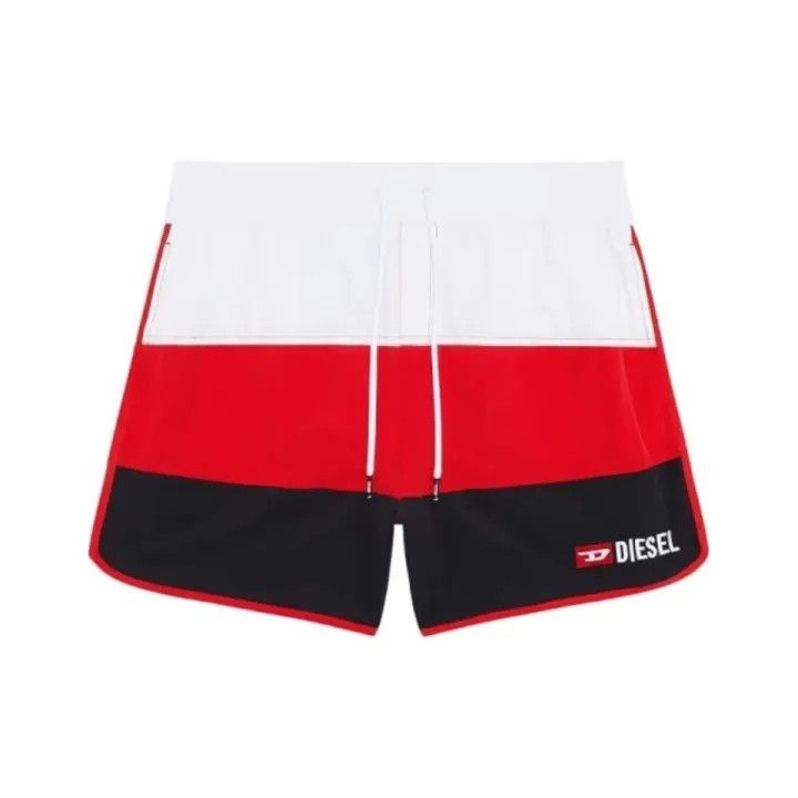Diesel Diesel Lightweight Striped Casual Shorts 0079 Size US 34 / EU 50 - 1 Thumbnail