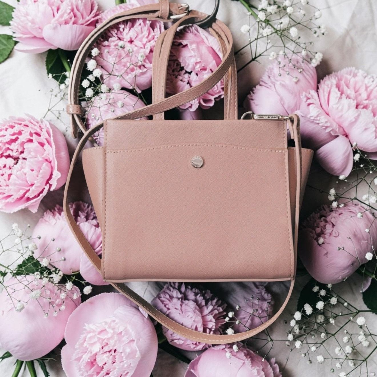 Steve Madden Steve Madden Blush Pink Structured Satchel Crossbody NWOT Size ONE SIZE - 15 Thumbnail