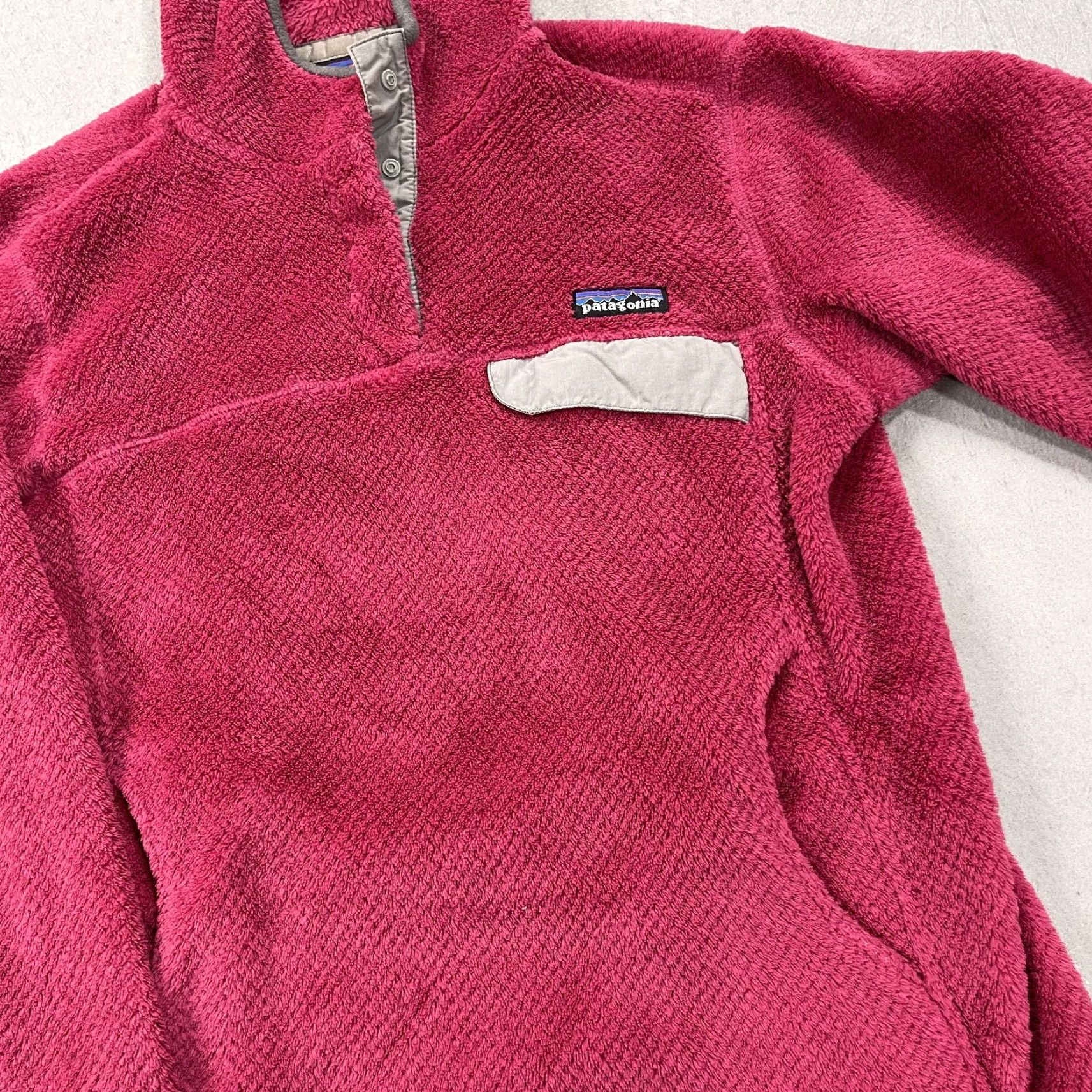 Patagonia Patagonia Jacket Pink Womens Medium Re Tool Snap Hoody Pullover Polartec Fleece Size M / US 6-8 / IT 42-44 - 4 Thumbnail