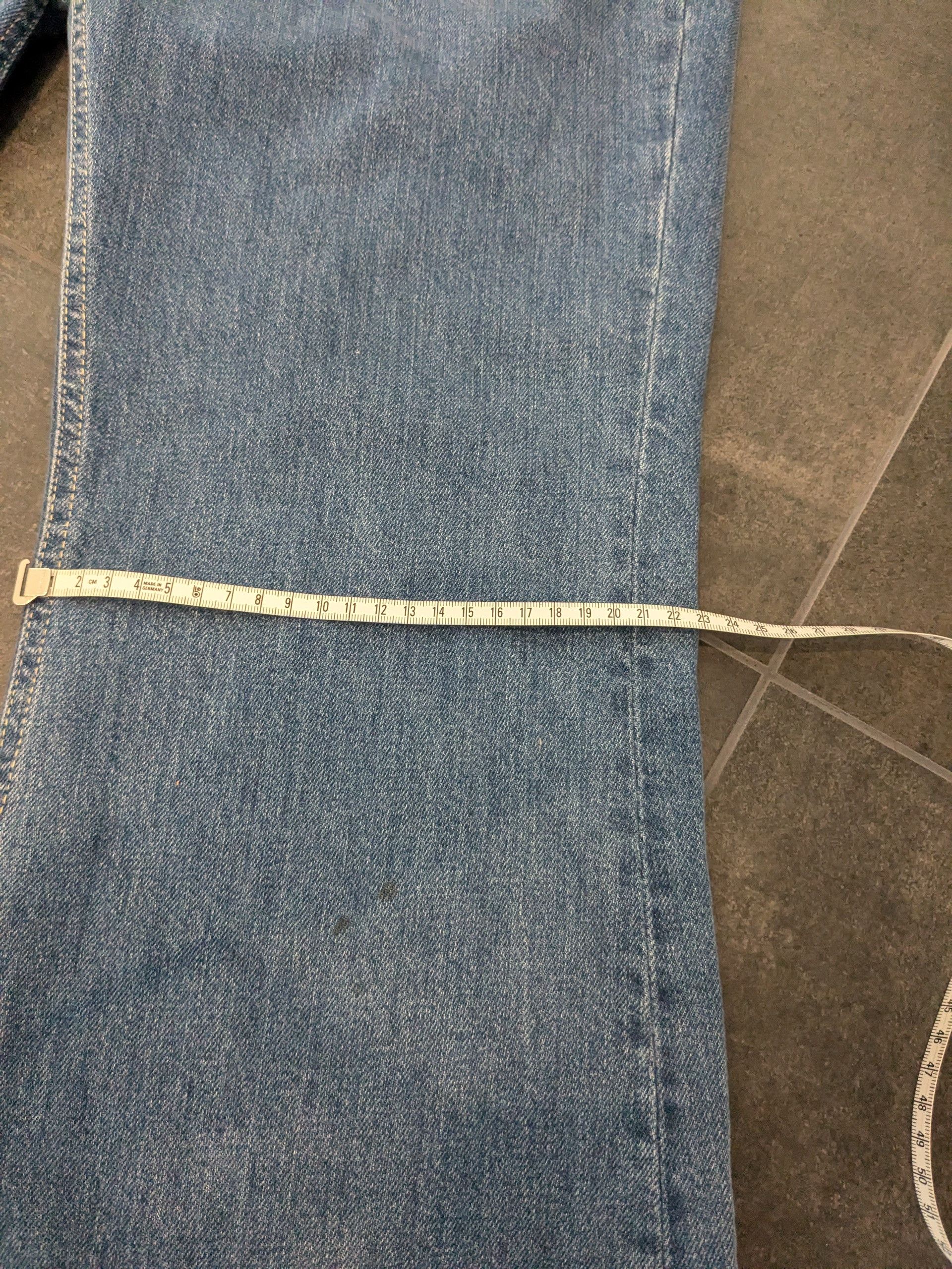 Tommy Hilfiger × Tommy Jeans Tommy Jeans 31/32 Wide Flared Blue Jeans Baggy Denim Size 31" - 10 Thumbnail