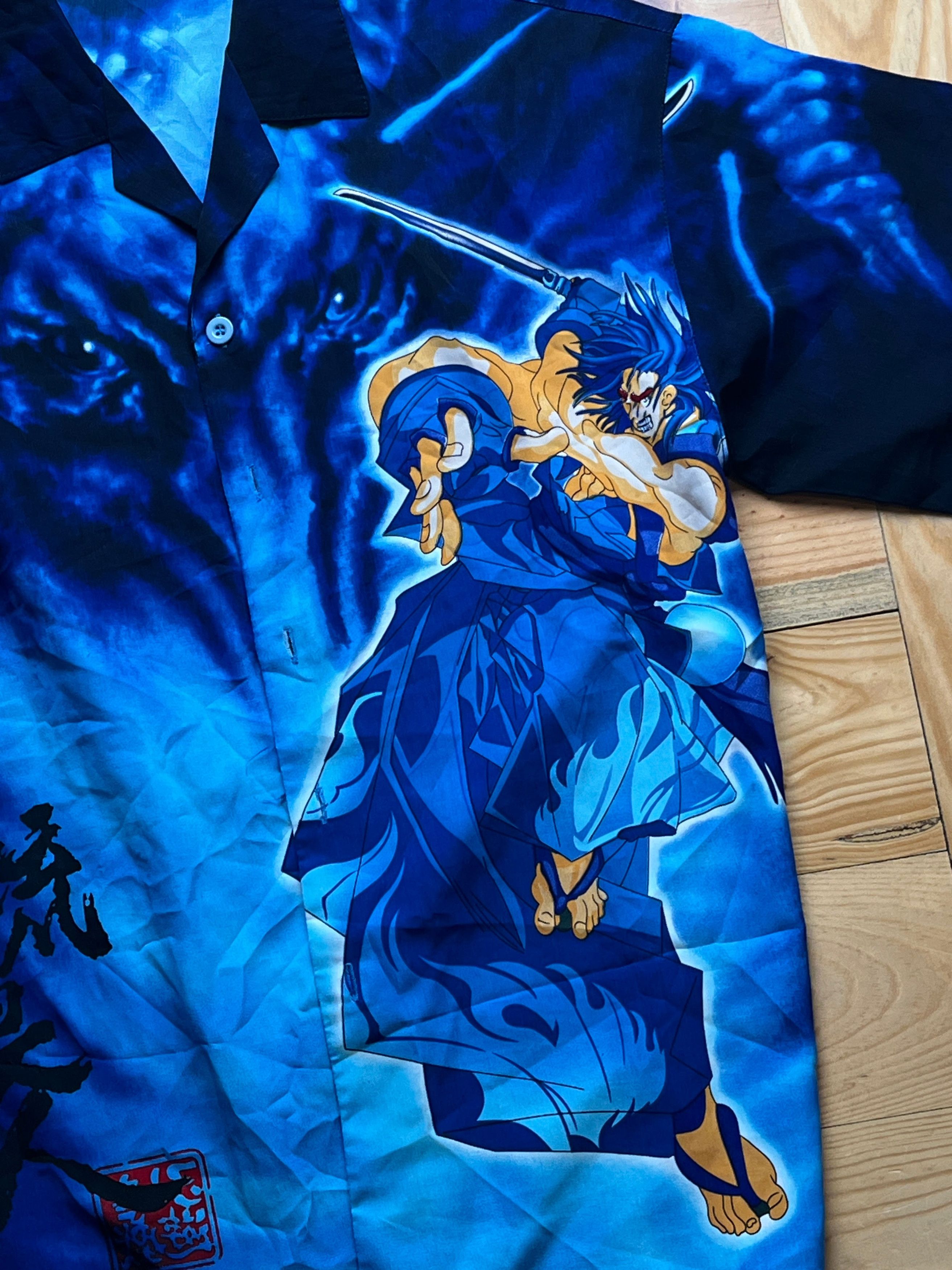 Other K's Dee For Man Samurai Anime Button-Up L Y2K Size US L / EU 52-54 / 3 - 2 Thumbnail