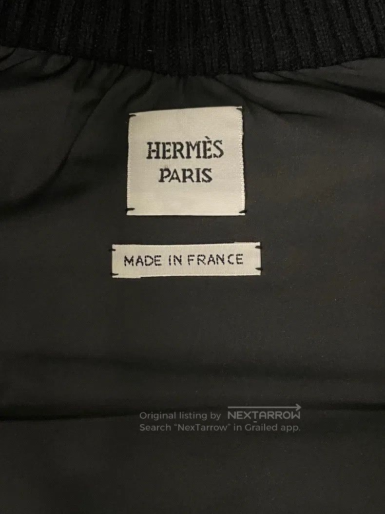 Hermes Hermes Black sleeveless down vest, short style, 100% cashm Size XS / US 0-2 / IT 36-38 - 6 Thumbnail