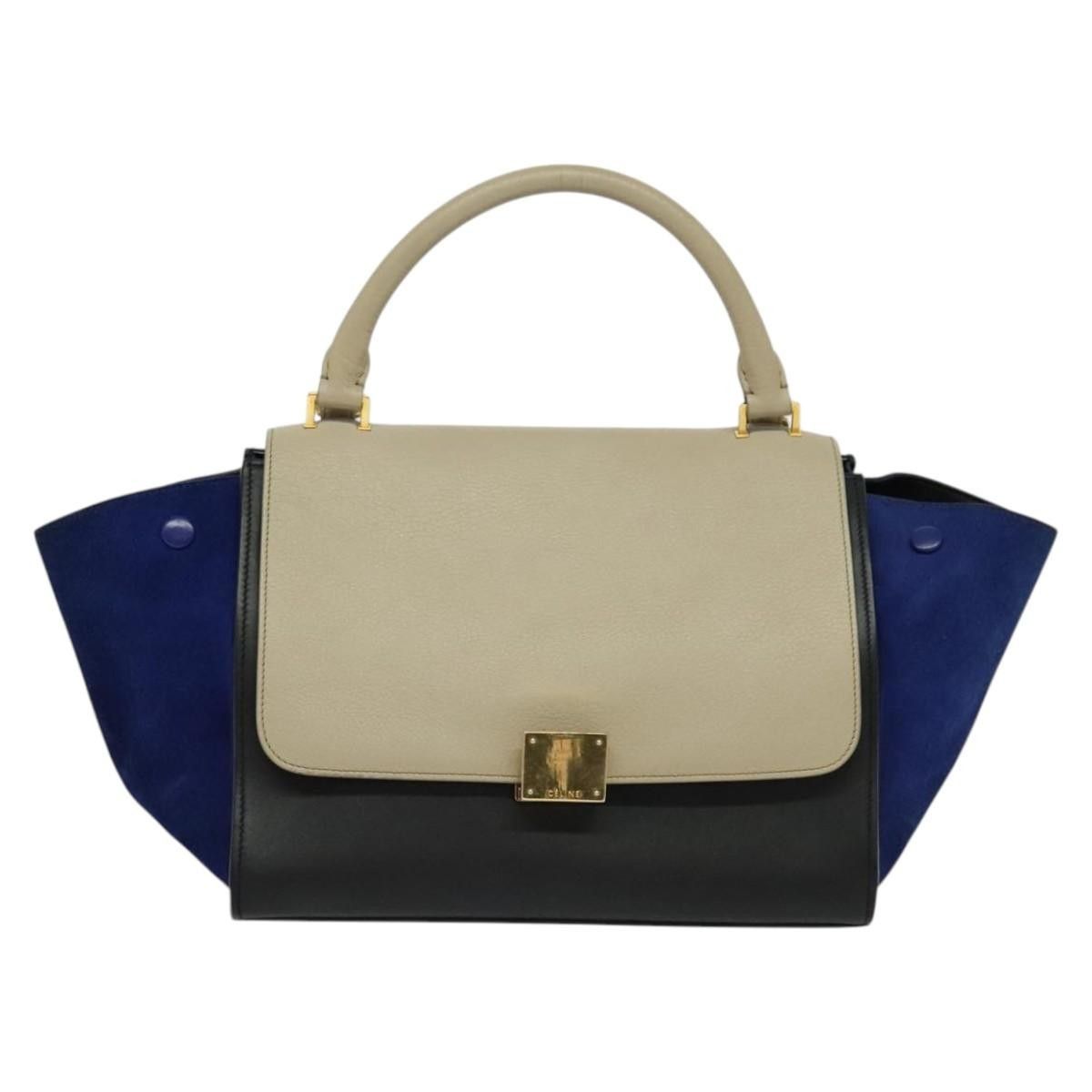 Celine Celine Tricolor Trapeze Bag Leather Size ONE SIZE - 1 Thumbnail