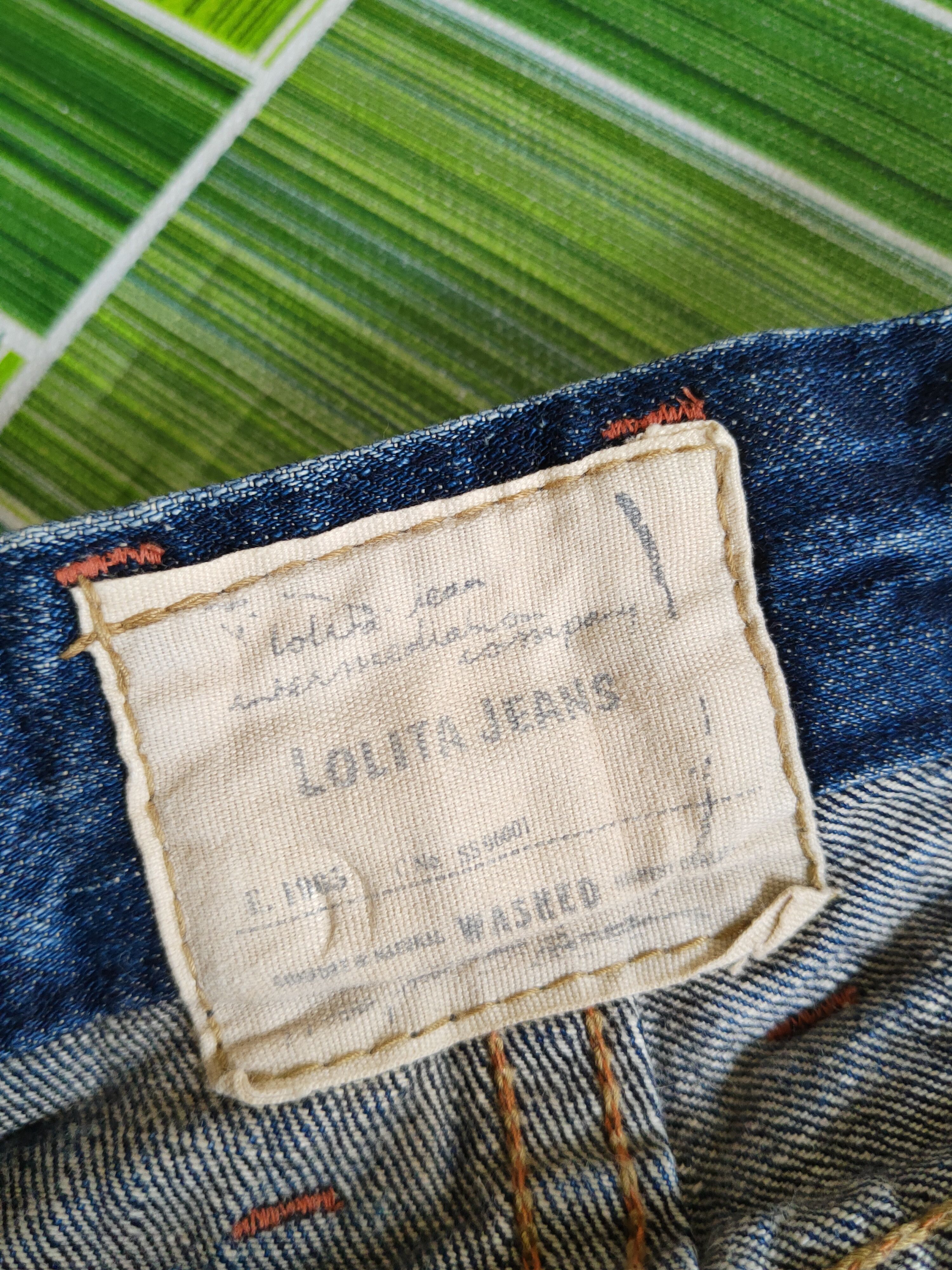 If Six Was Nine DL Lolita Distressed faded ripped Bootcut jeans Denim #S1539 Size 28" / US 6 / IT 42 - 13 Thumbnail