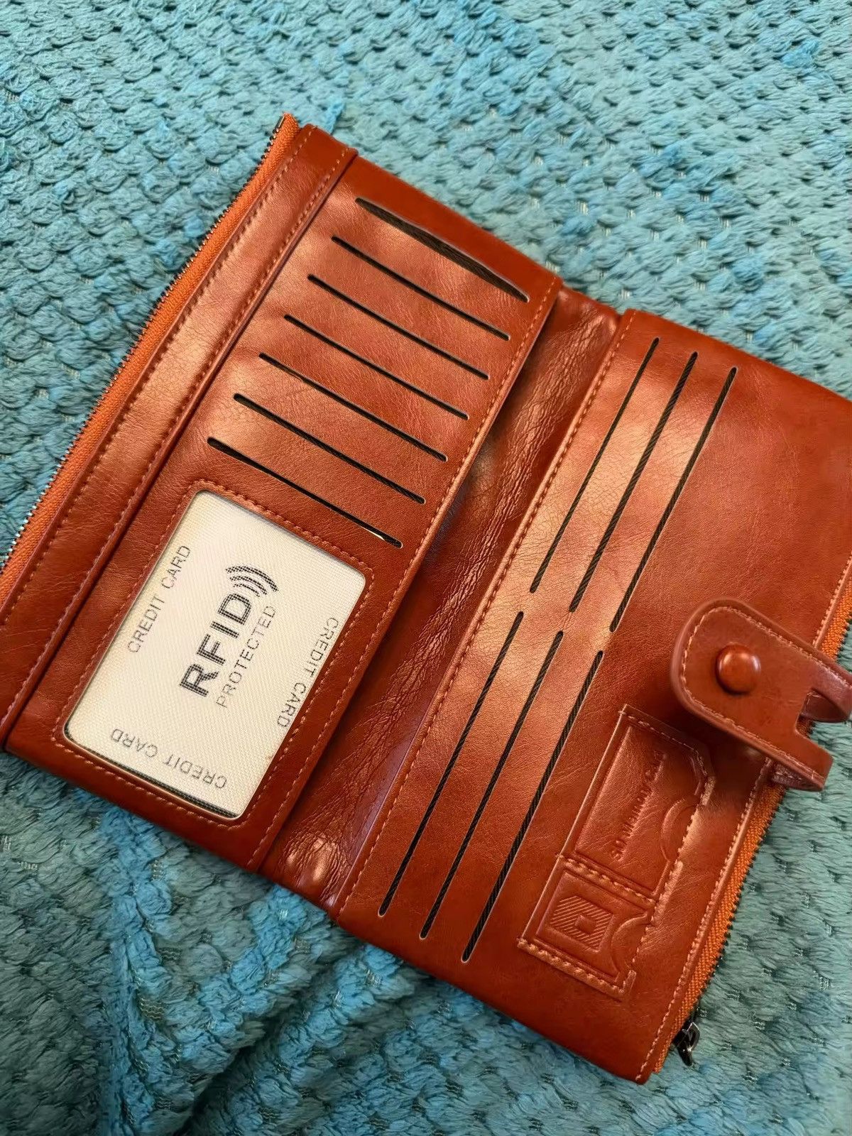 Japanese Brand × Vintage RFID women's long wallet PU leather Size ONE SIZE - 2 Thumbnail