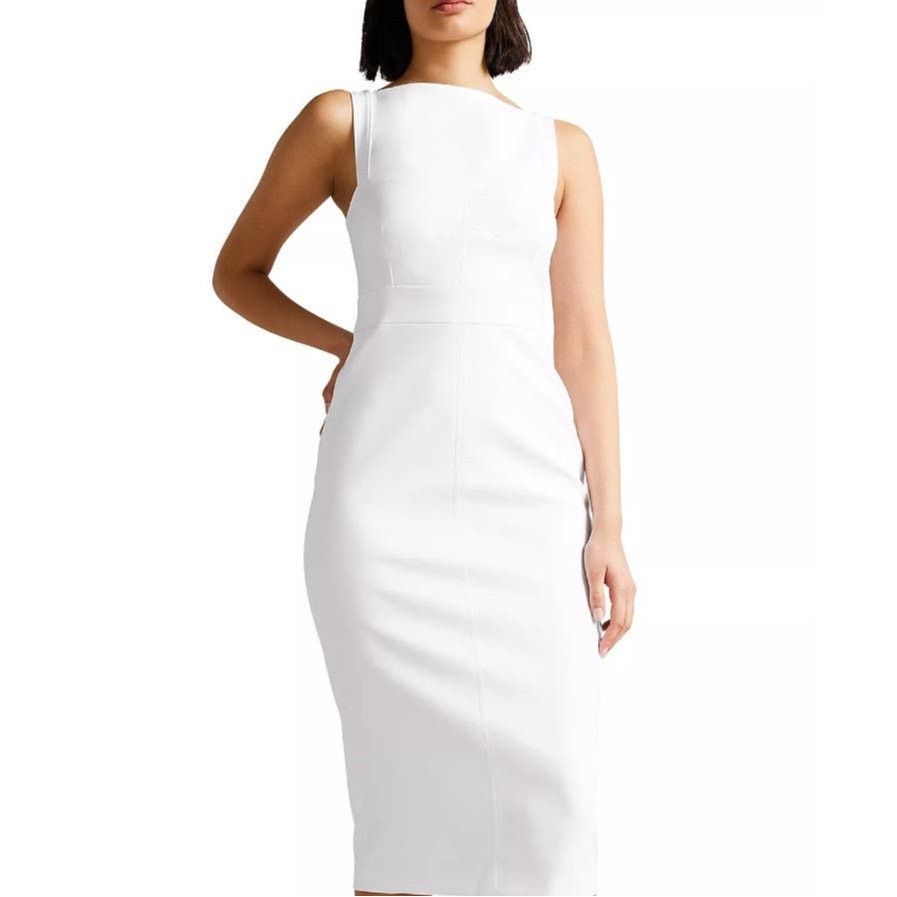 Ted Baker TED BAKER Klarika Midi Bodycon Cocktail Dress Size 0/US 2 Size XS / US 0-2 / IT 36-38 - 2 Thumbnail