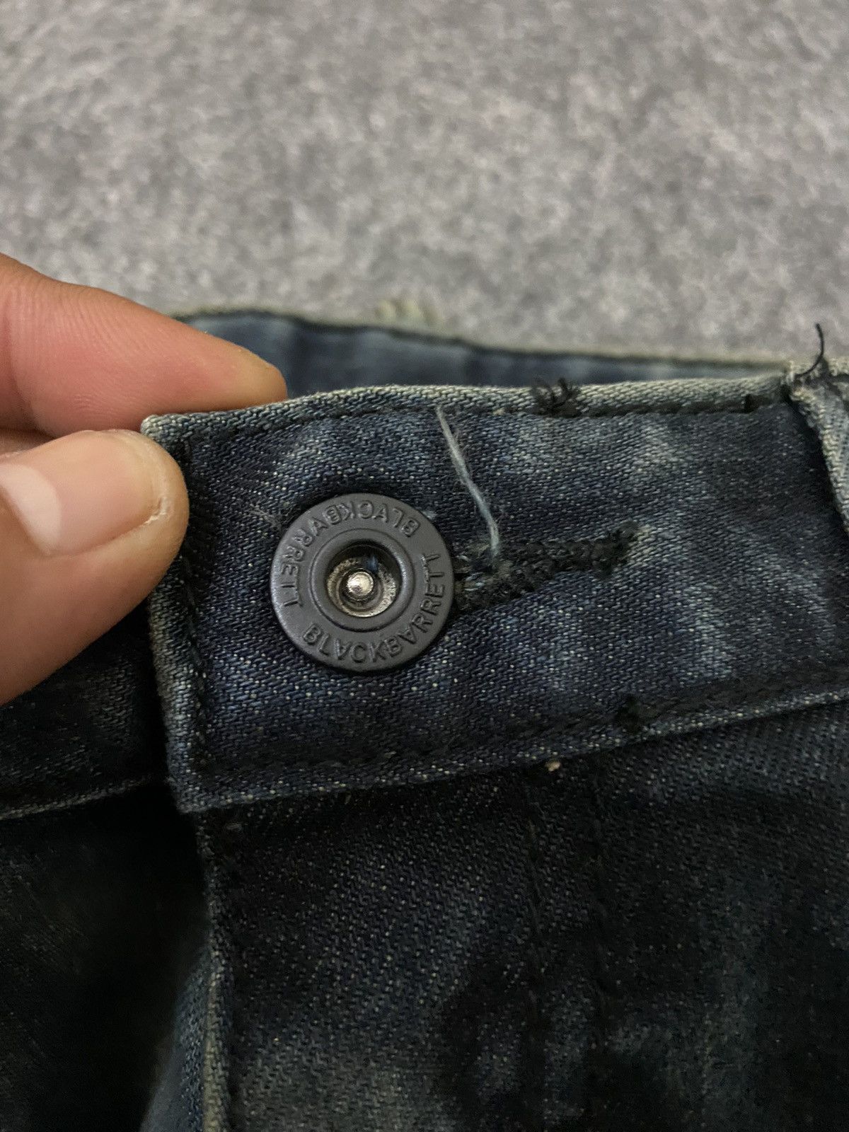 Black Barrett × Designer × Neil Barrett Black barrett denim pants slim fit Size 29" - 7 Thumbnail