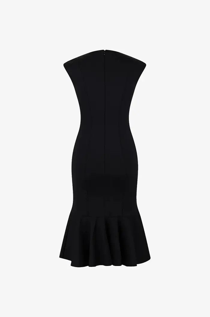 Givenchy o1w1db10325 Sleeveless Fit And Flare Dress in Black Size XS / US 0-2 / IT 36-38 - 2 Thumbnail