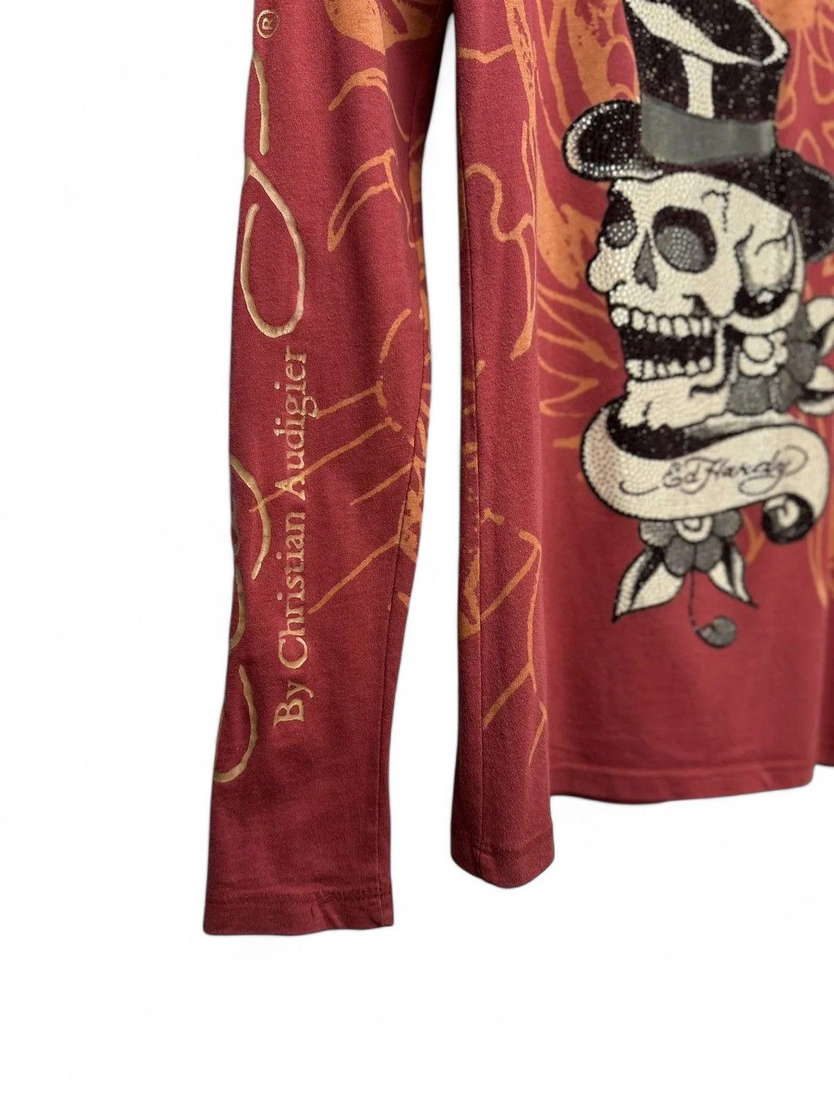 Ed Hardy Y2K Ed Hardy Vintage Christian Audigier Longsleeve Top Size US S / EU 44-46 / 1 - 7 Thumbnail