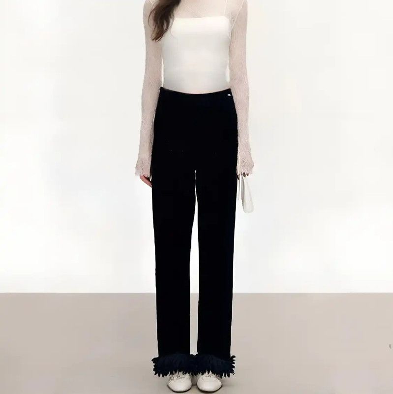 Chanel Chanel Women's Casual Pants for Spring and Autumn 0089 Size 23" - 1 Thumbnail