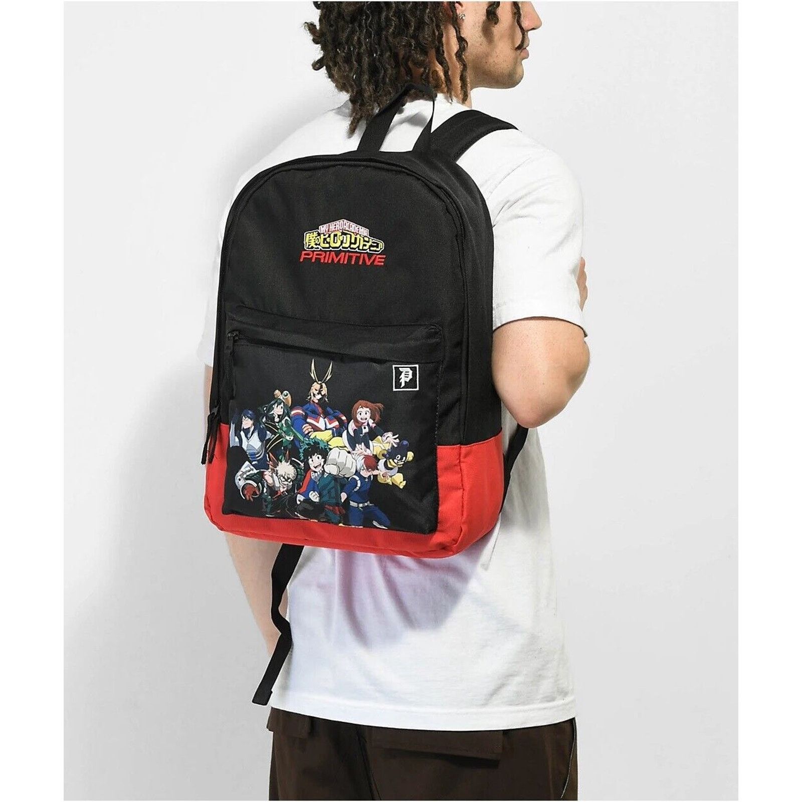 Primitive Primitive X My Hero Academia Japanese Anime Backpack Size ONE SIZE - 6 Thumbnail