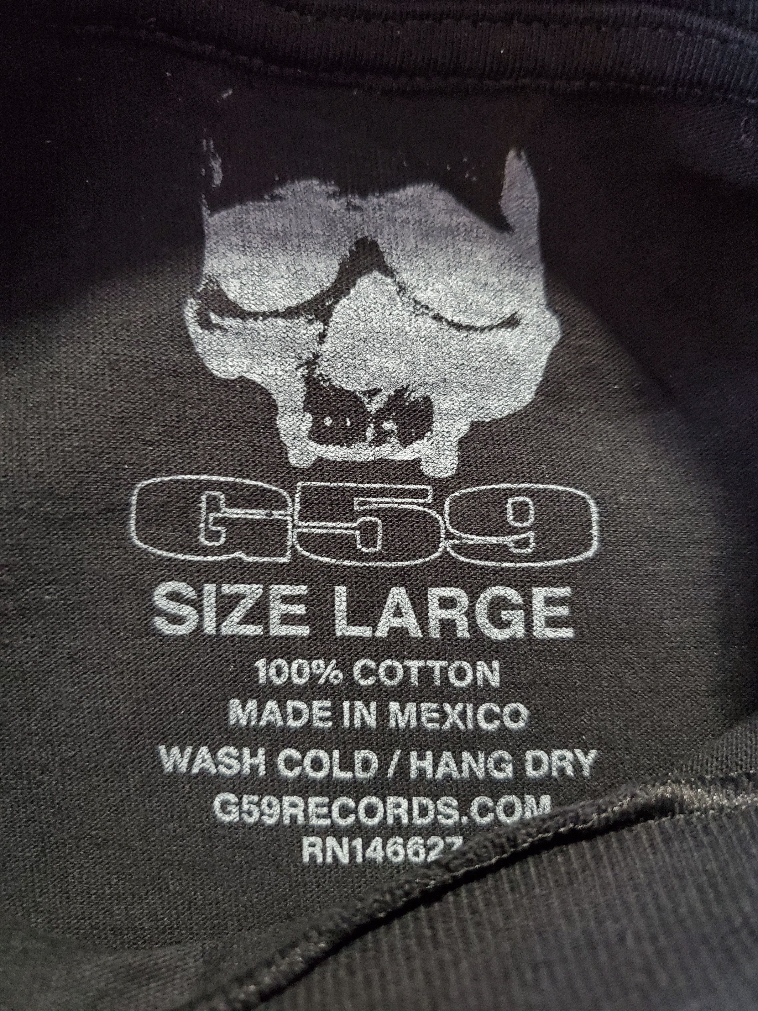 G59 Records Suicideboys Bank of Grey T shirt / Grey Day 2024 NEW Size US L / EU 52-54 / 3 - 5 Thumbnail