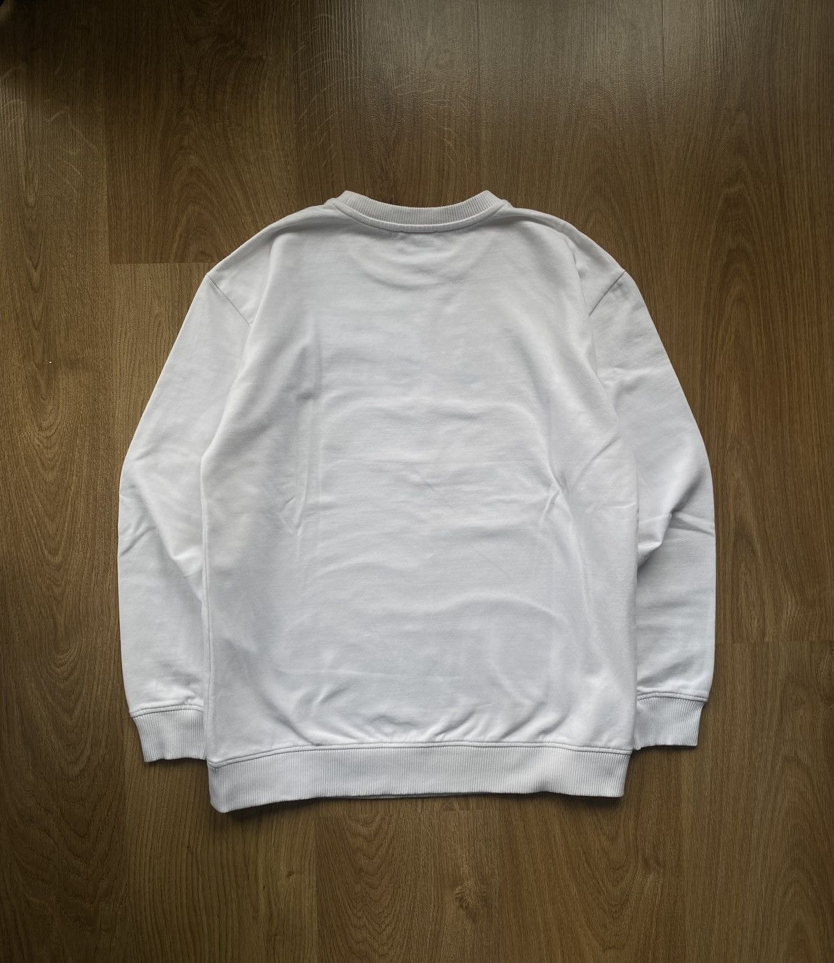 Moschino Moschino White Sweatshirt Pullover Jumper Hoodie Size S Size S / US 4 / IT 40 - 2 Thumbnail