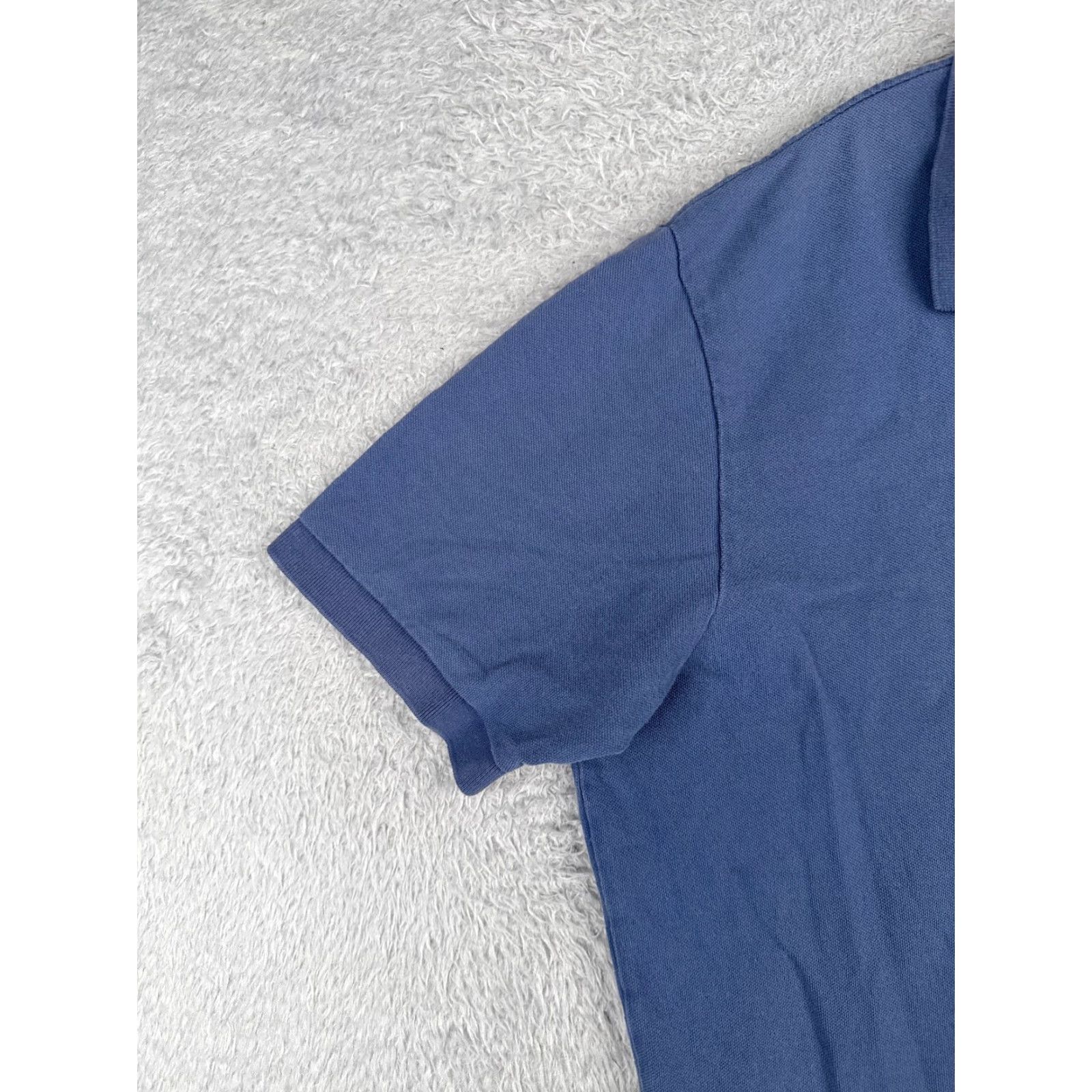 Ralph Lauren VINTAGE Ralph Lauren Polo Shirt Men 2XL Blue Short Sleeve 100% Cotton Slim Logo Embroidered Size US XXL / EU 58 / 5 - 3 Thumbnail