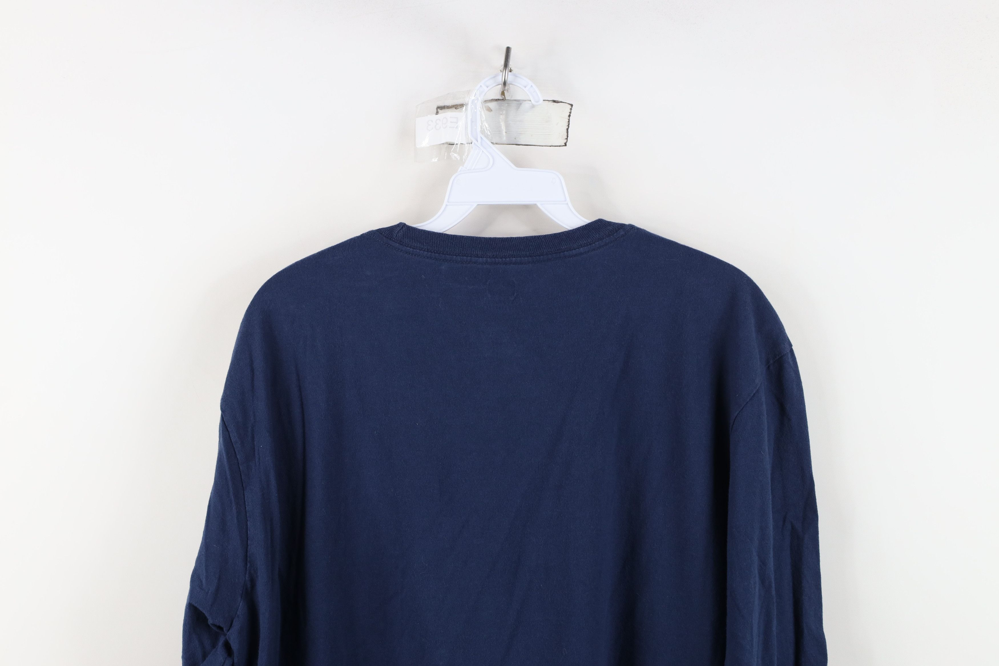 Vintage Y2K Spell Detroit Tigers Baseball Long Sleeve T-Shirt Blue Size US XL / EU 56 / 4 - 13 Thumbnail