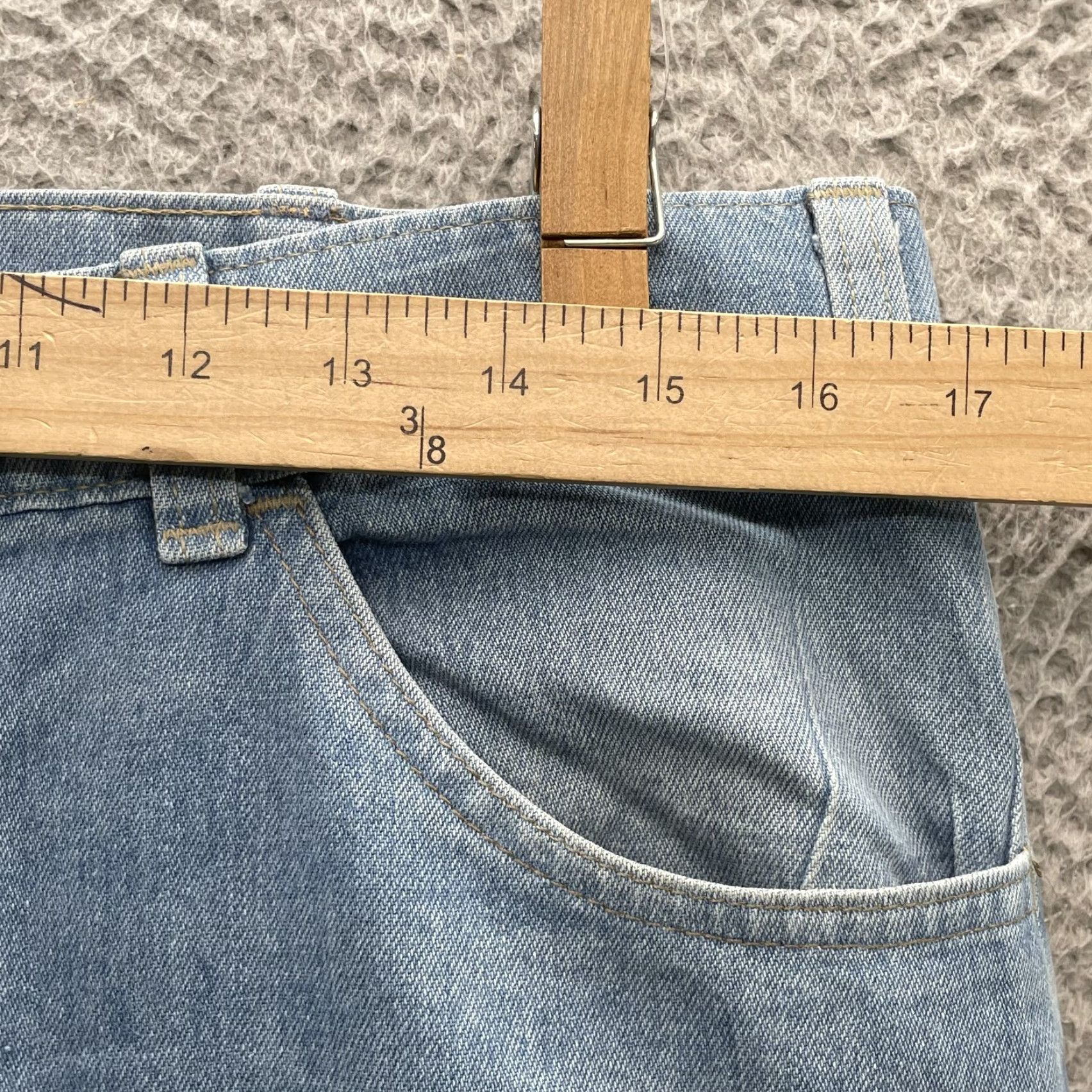 Levi's VTG Levi's Jeans 33x33 Orange Tab 70's Western USA Levi's With a Skosh More Room 90s Cowboy Vintage Jeans Mens Regular Blue 33" Size US 33 - 3 Thumbnail