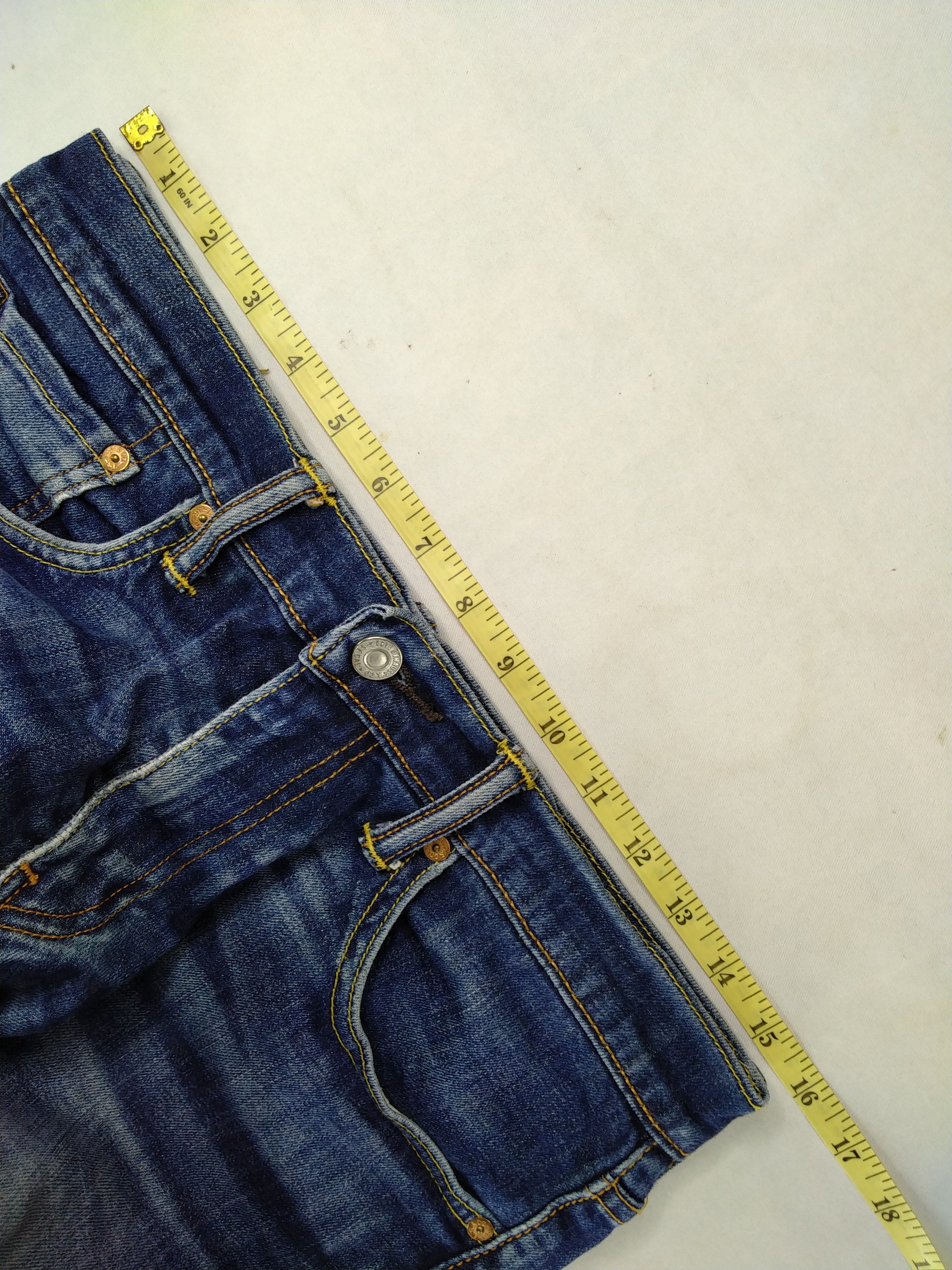 Levi's Blue Distressed Levi's 511 Denim 31x29.5 -JN225 Size US 31 - 6 Thumbnail